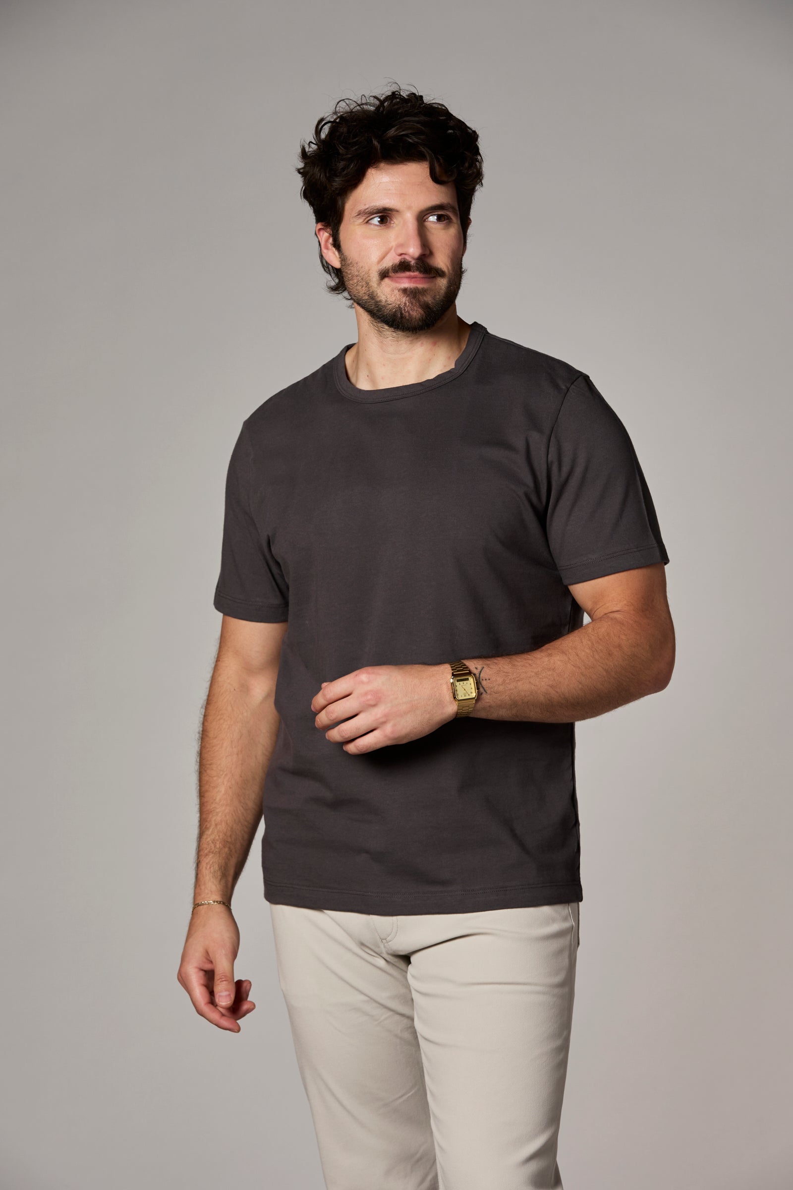 The Rick Crewneck Tee Oxide