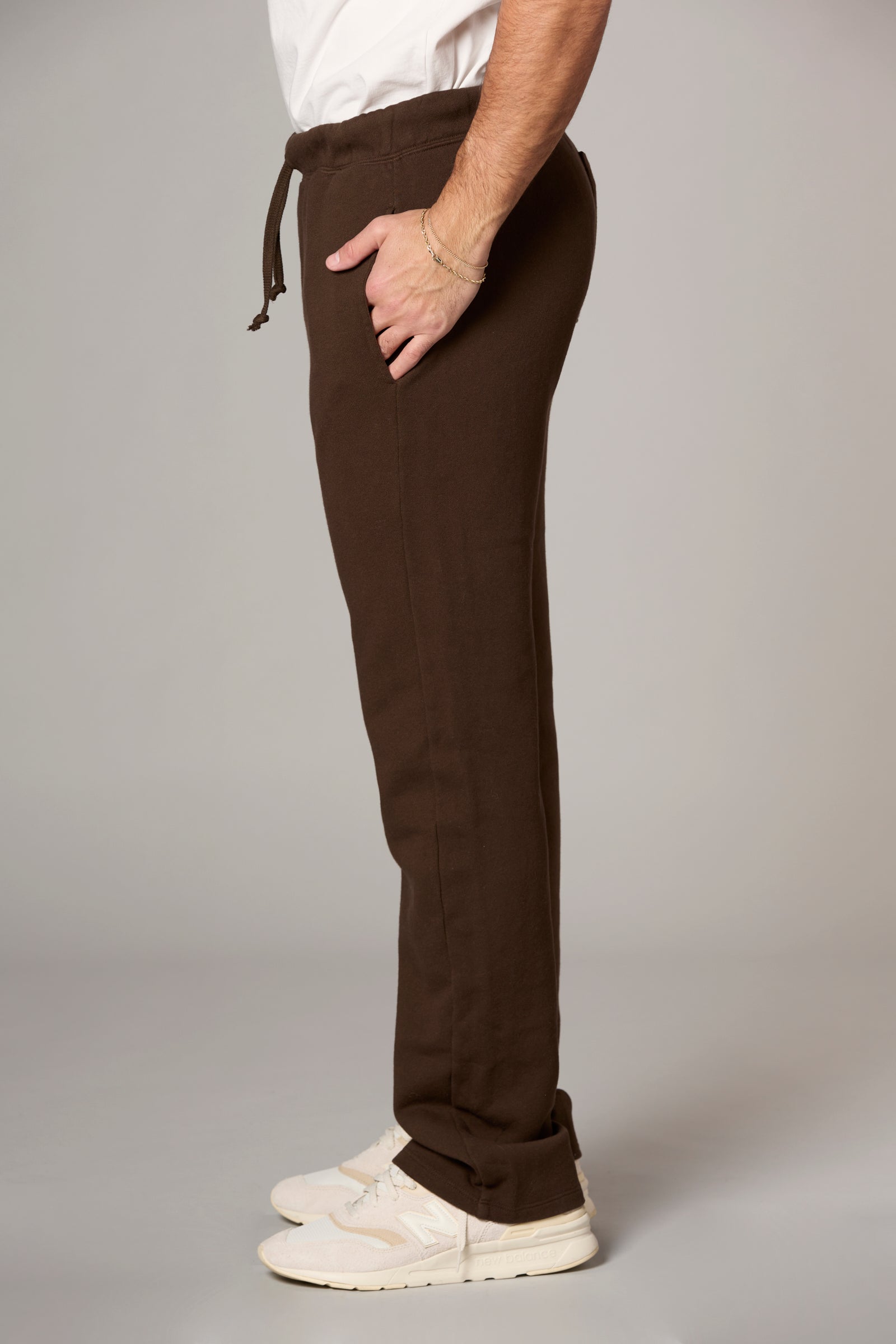 Liam Terry Straight Leg Pant in Coffee Bean