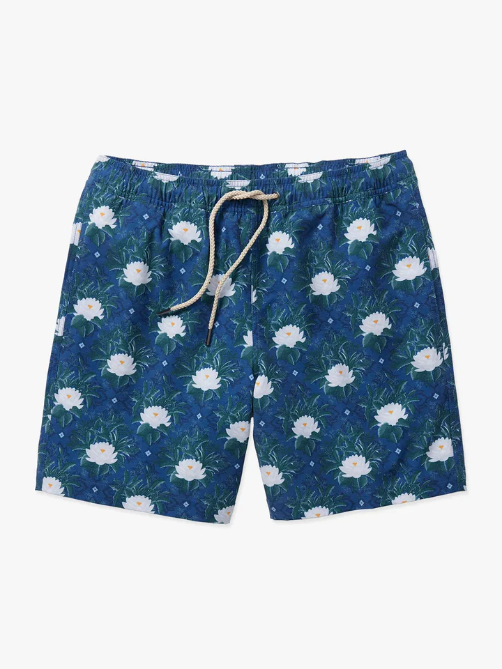 The Bayberry Trunk (WL) Navy White Lotus WL