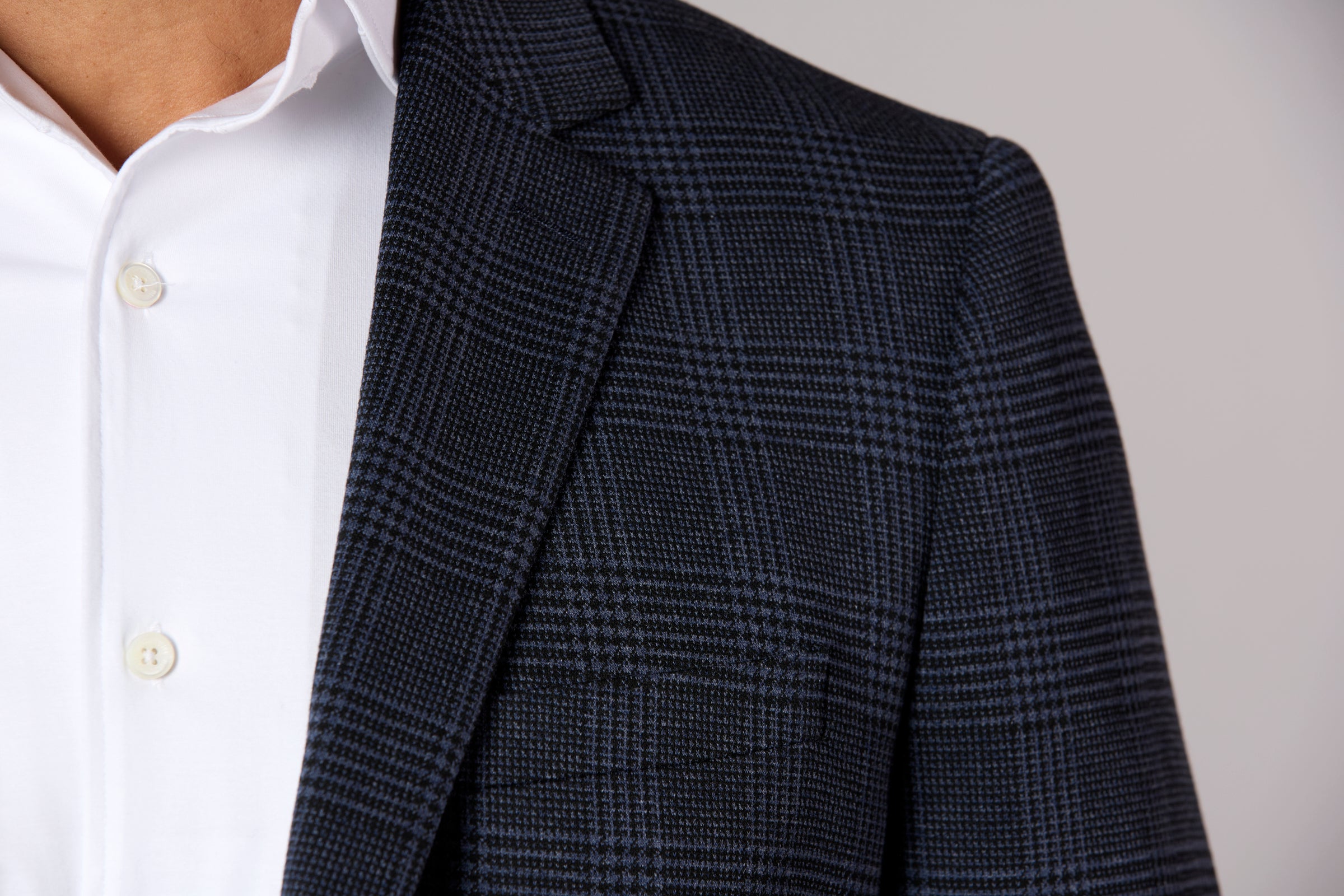 Arani Plaid Jacket Navy/Blue