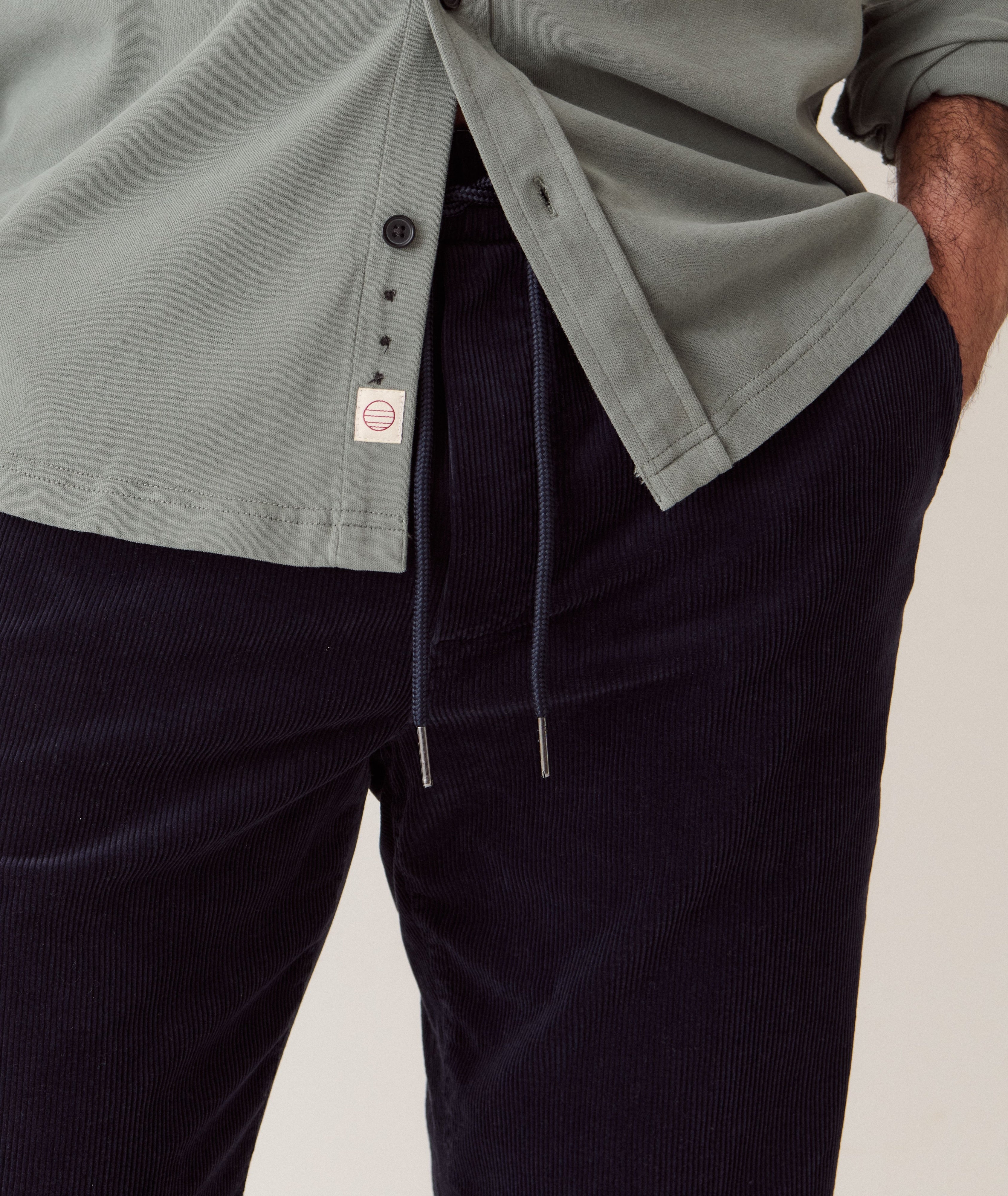 Saturday Corduroy Pant - Relaxed Fit Faded Navy
