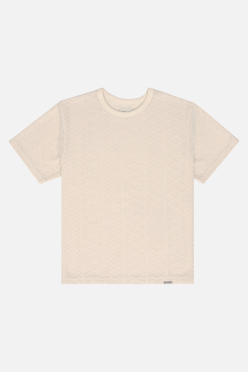 Crochet Jersey Tee Cream