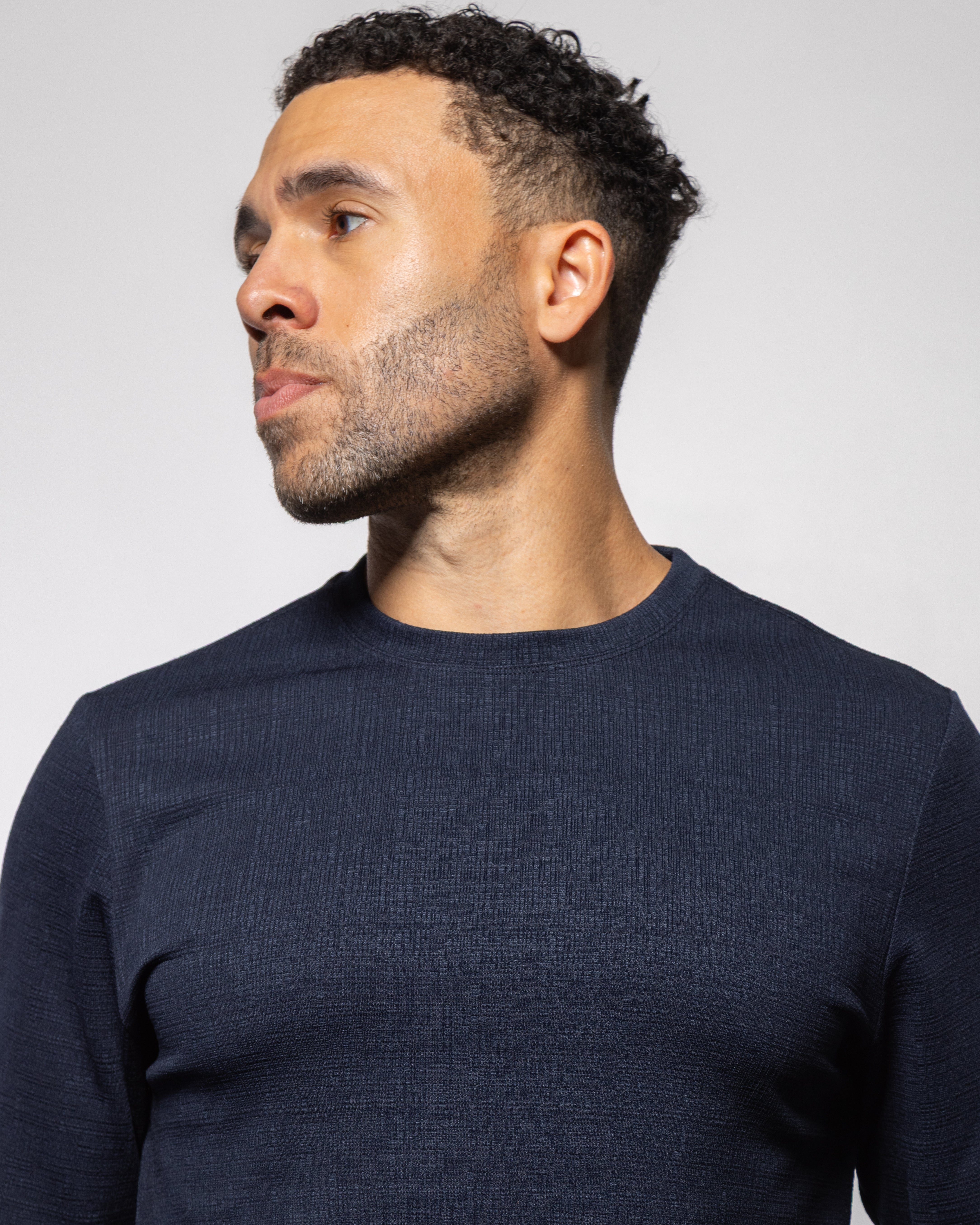 Milan Long Sleeve Crew Indigo Night