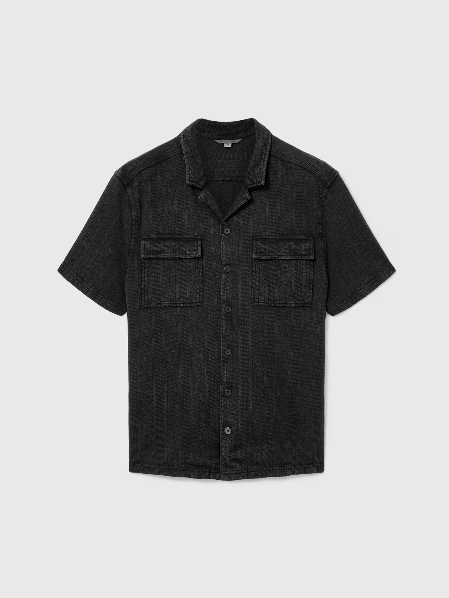 Amadora Pocket Camp Shirt Black