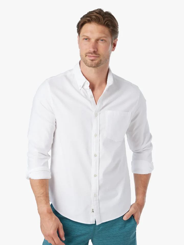 The Salty Oxford Shirt White