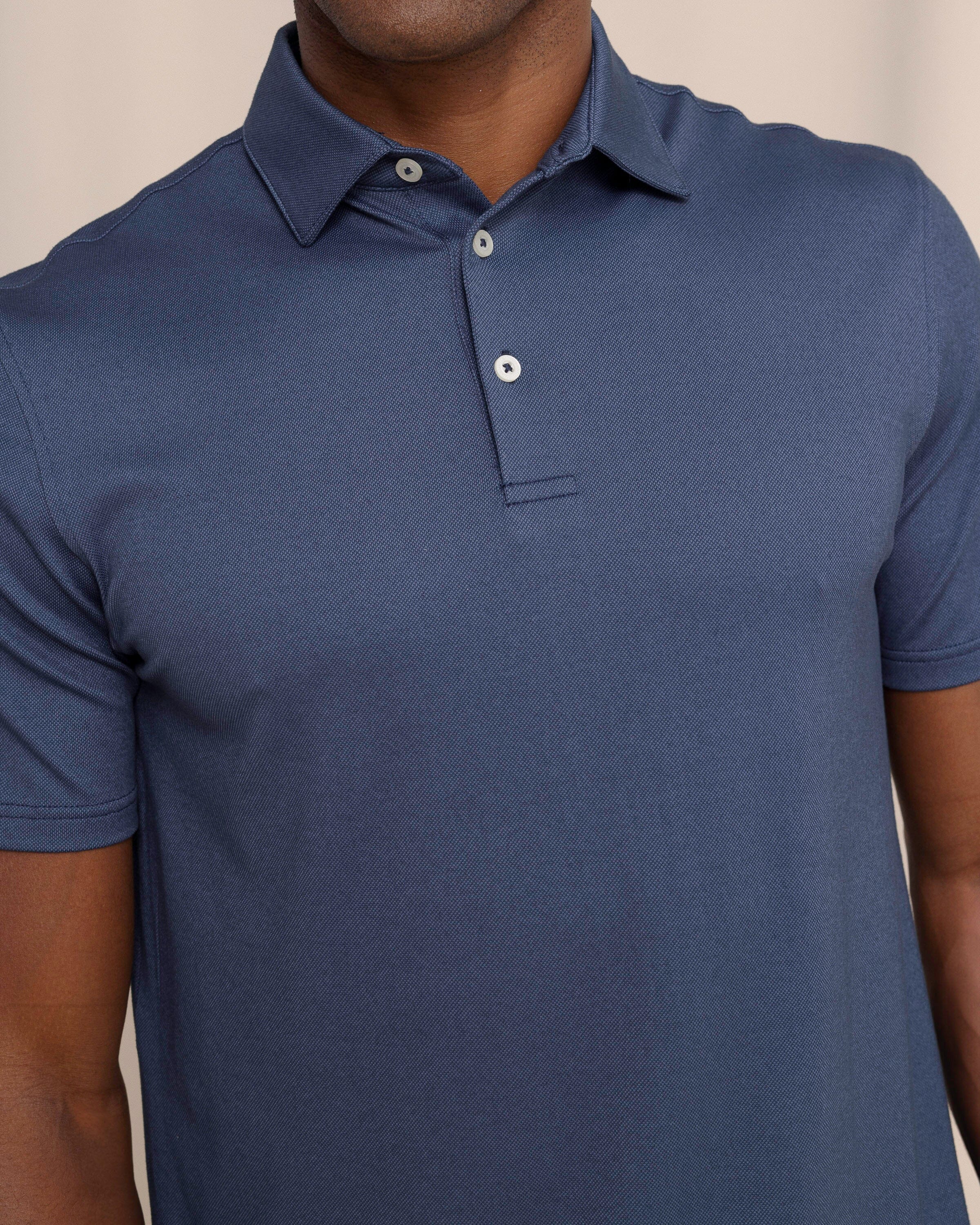 Belfair Perf Polo Light Indigo