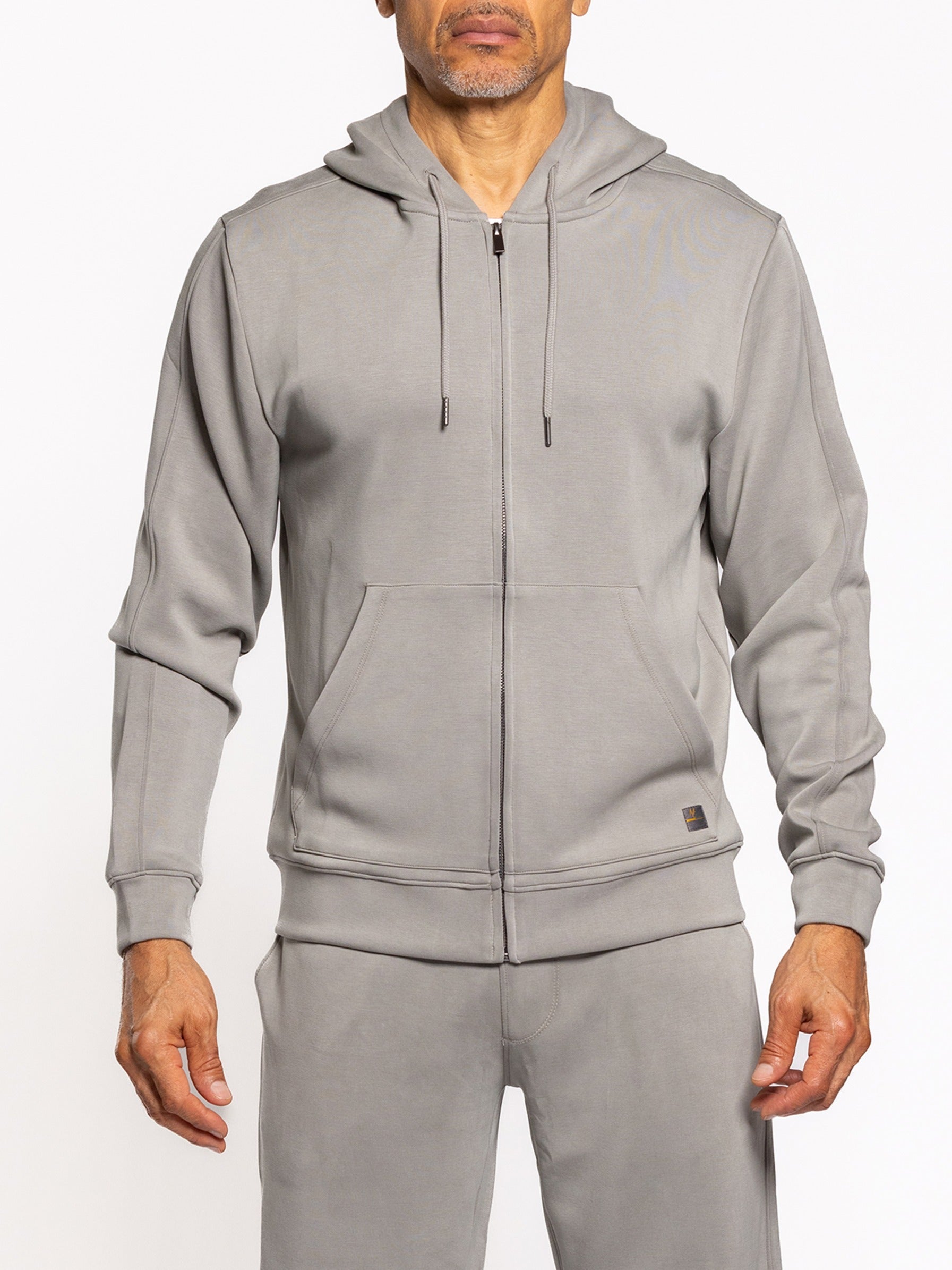 Livin It Full Zip Concrete