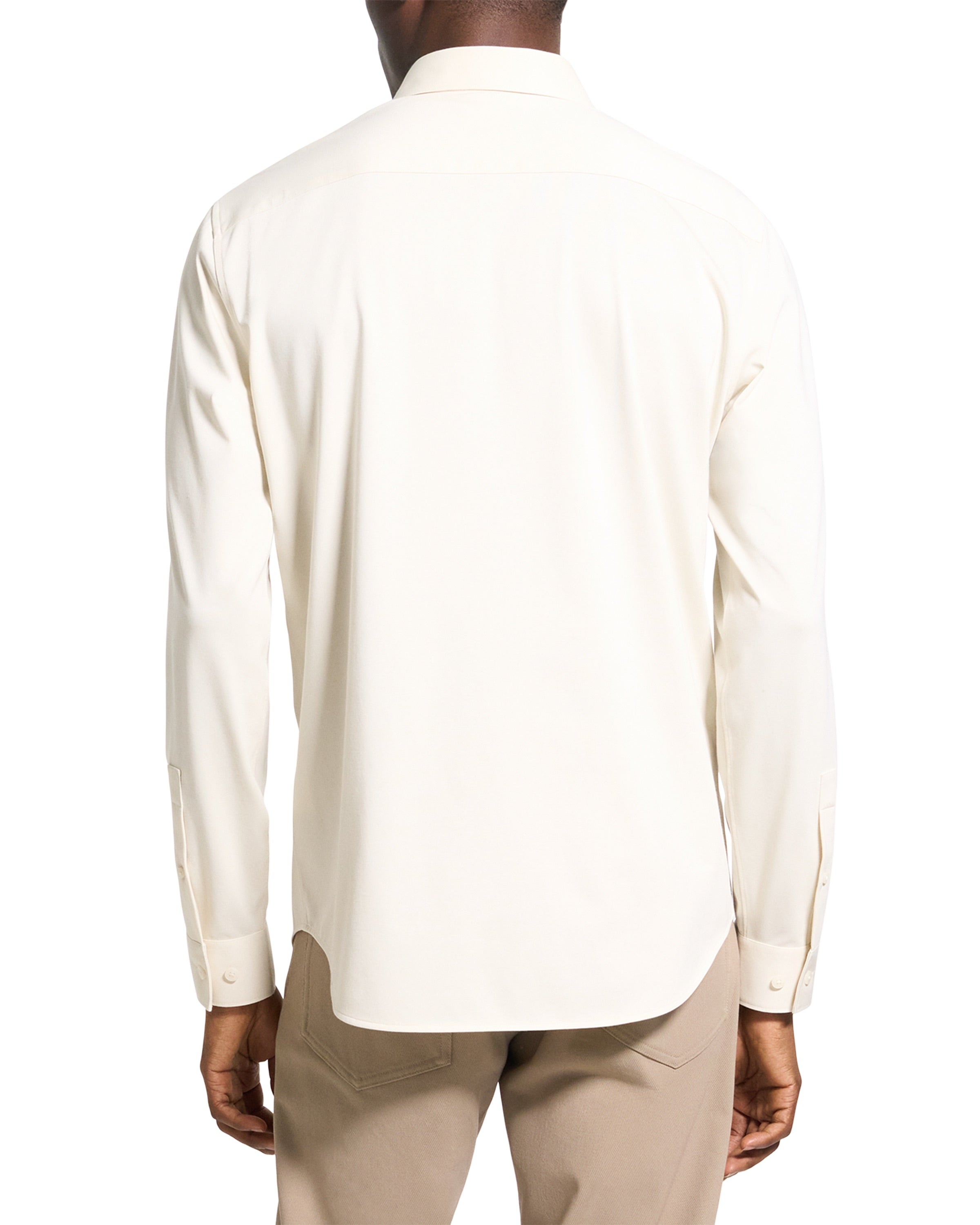 Sylvain Shirt in Structure Knit Oat Milk