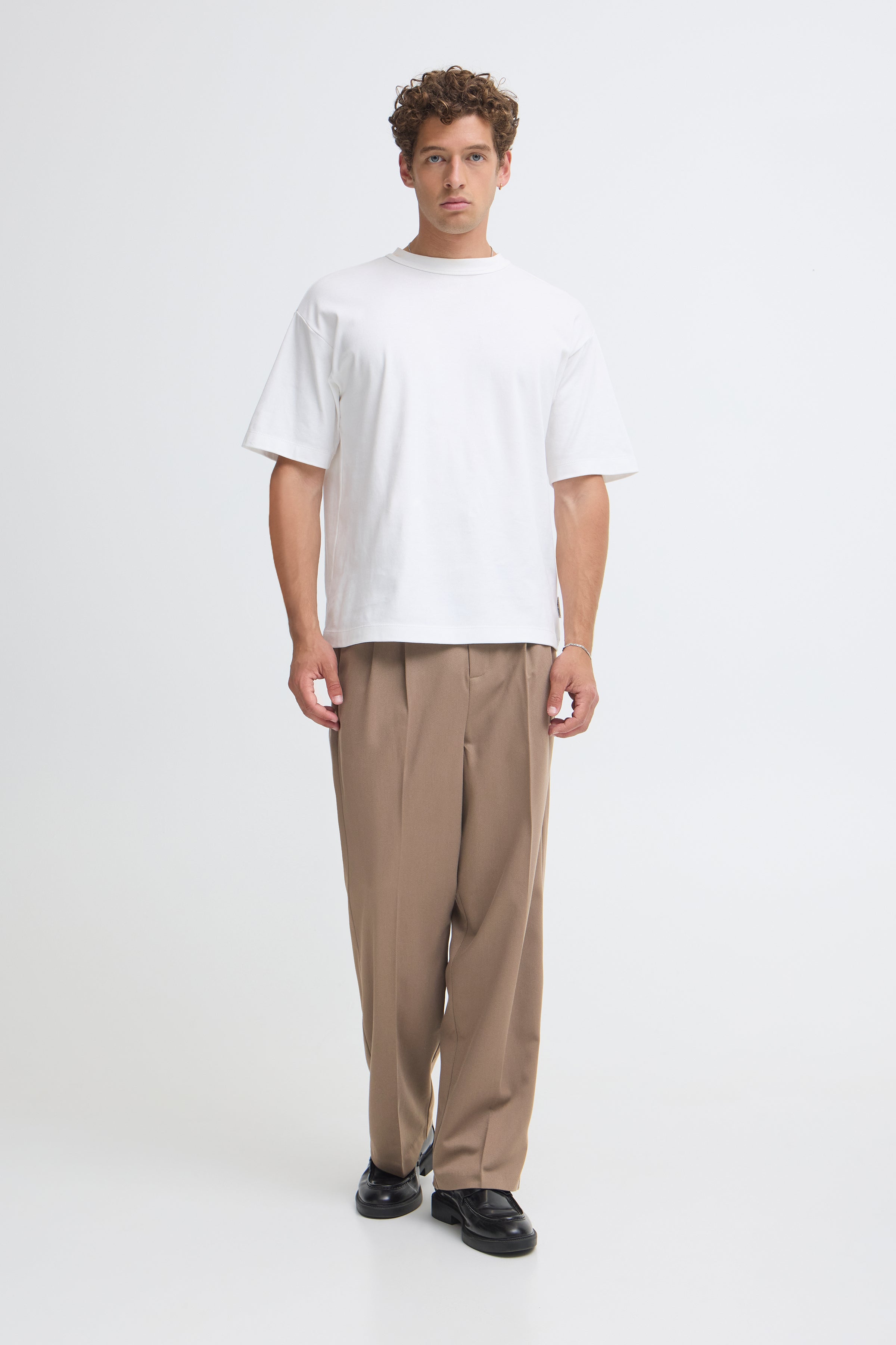 Grant Stretch Wide Leg Pant Chocolate Chip Melange