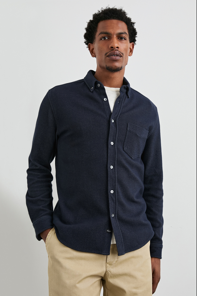 deres☆ Étoile shirt dark navy Vincent Shirt Dark Navy