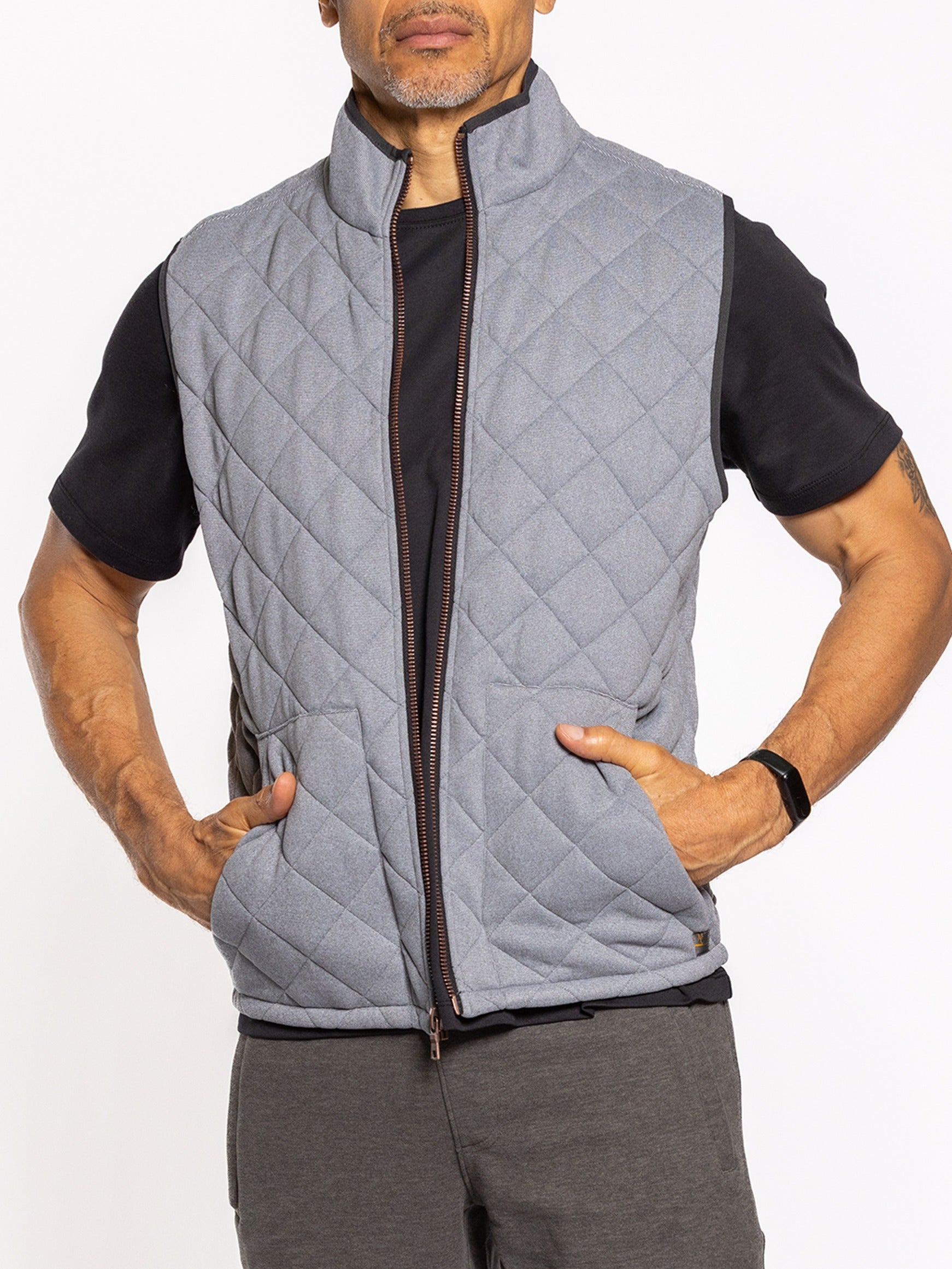 Manhattan Vest Jet Black