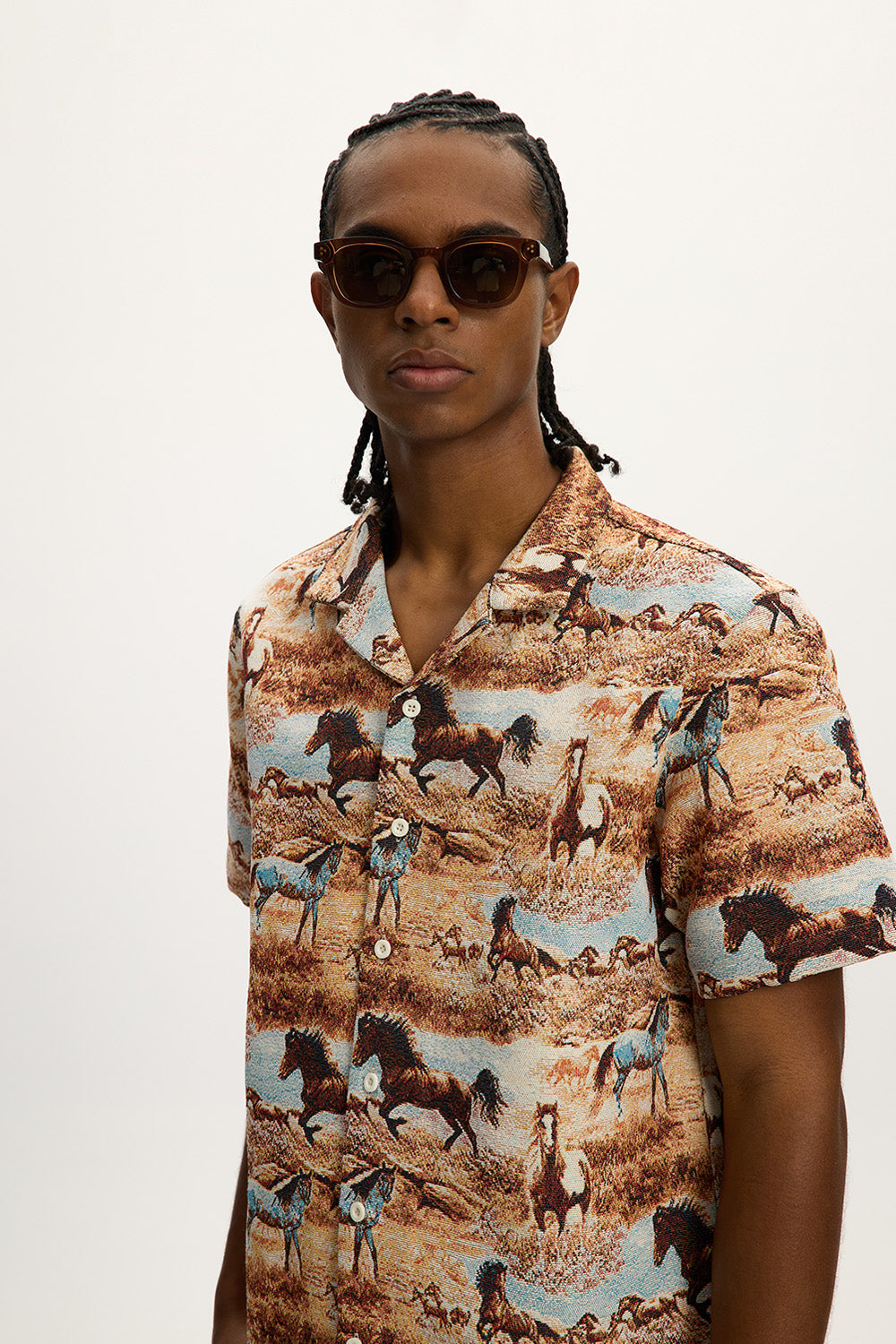 Tapestry Shirt Stallion AOP