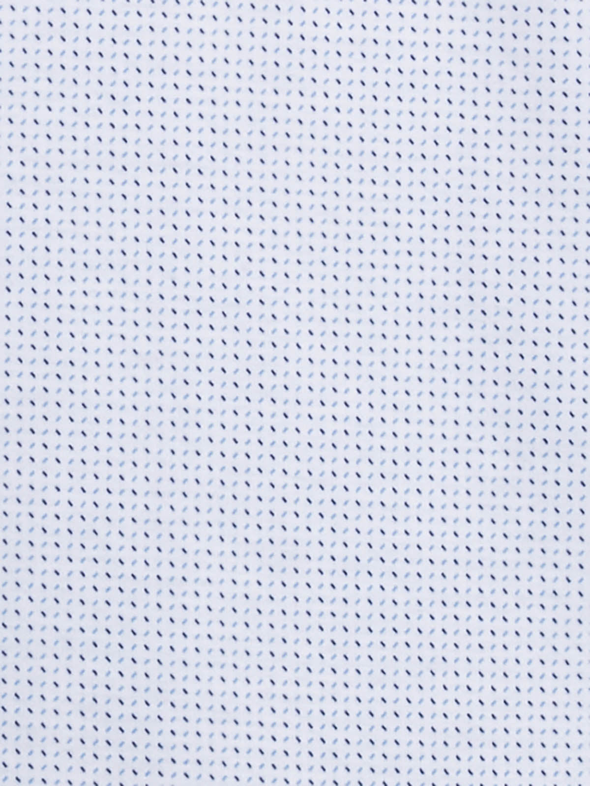 Micro Dash Reworked Woven Long Sleeve Basic White/Blue