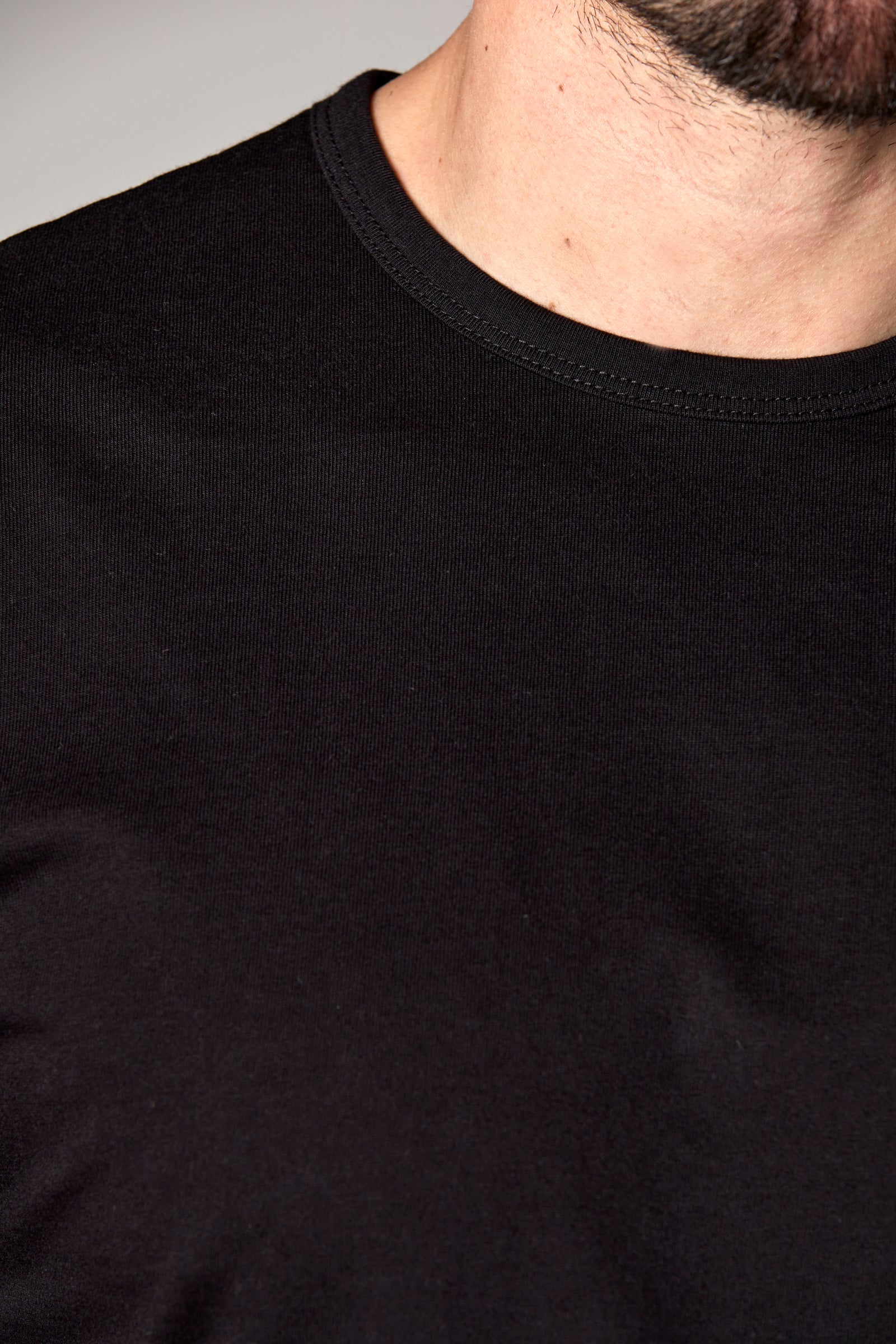 The Rick Crewneck Tee Black