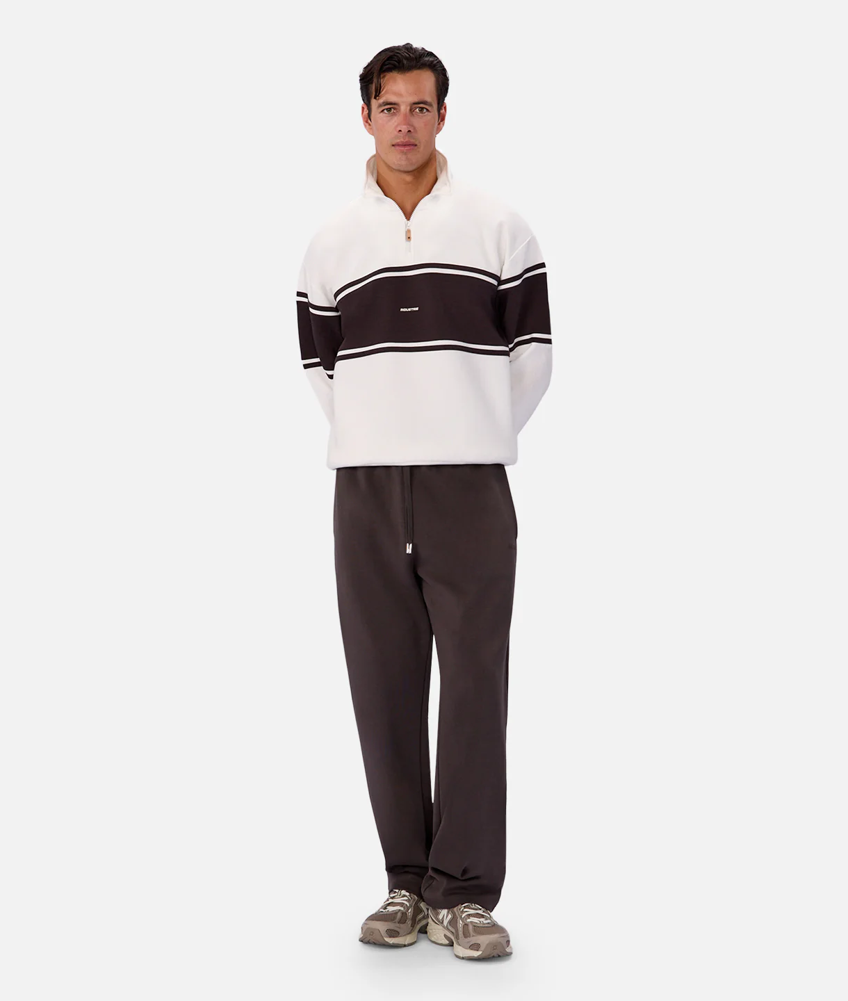 The Tech Southend Track Top Off White/Chocolate