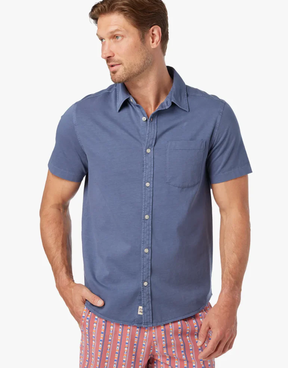 The Saltaire Shirt Navy