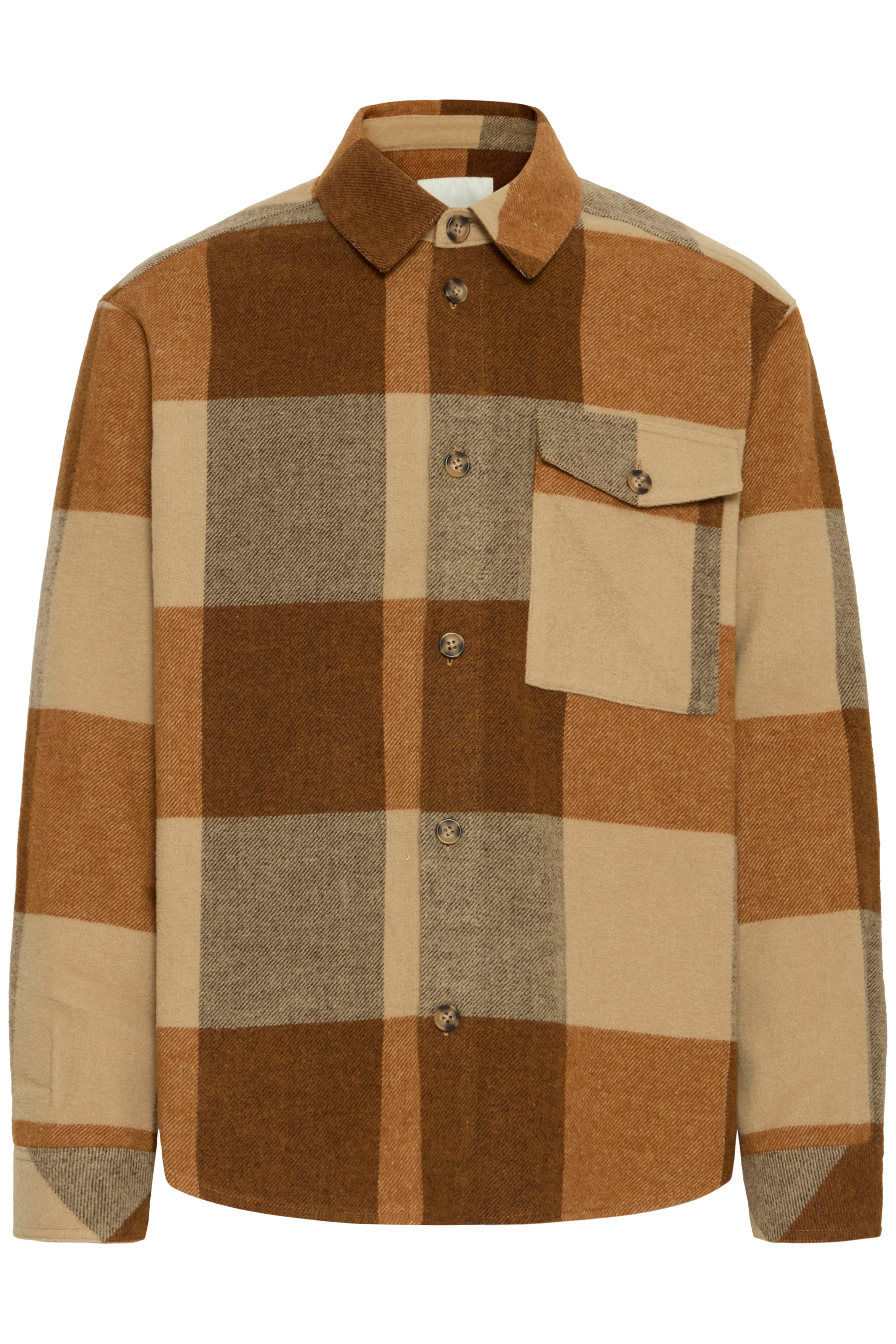 Manheim Buffalo Check Overshirt Cathay Spice