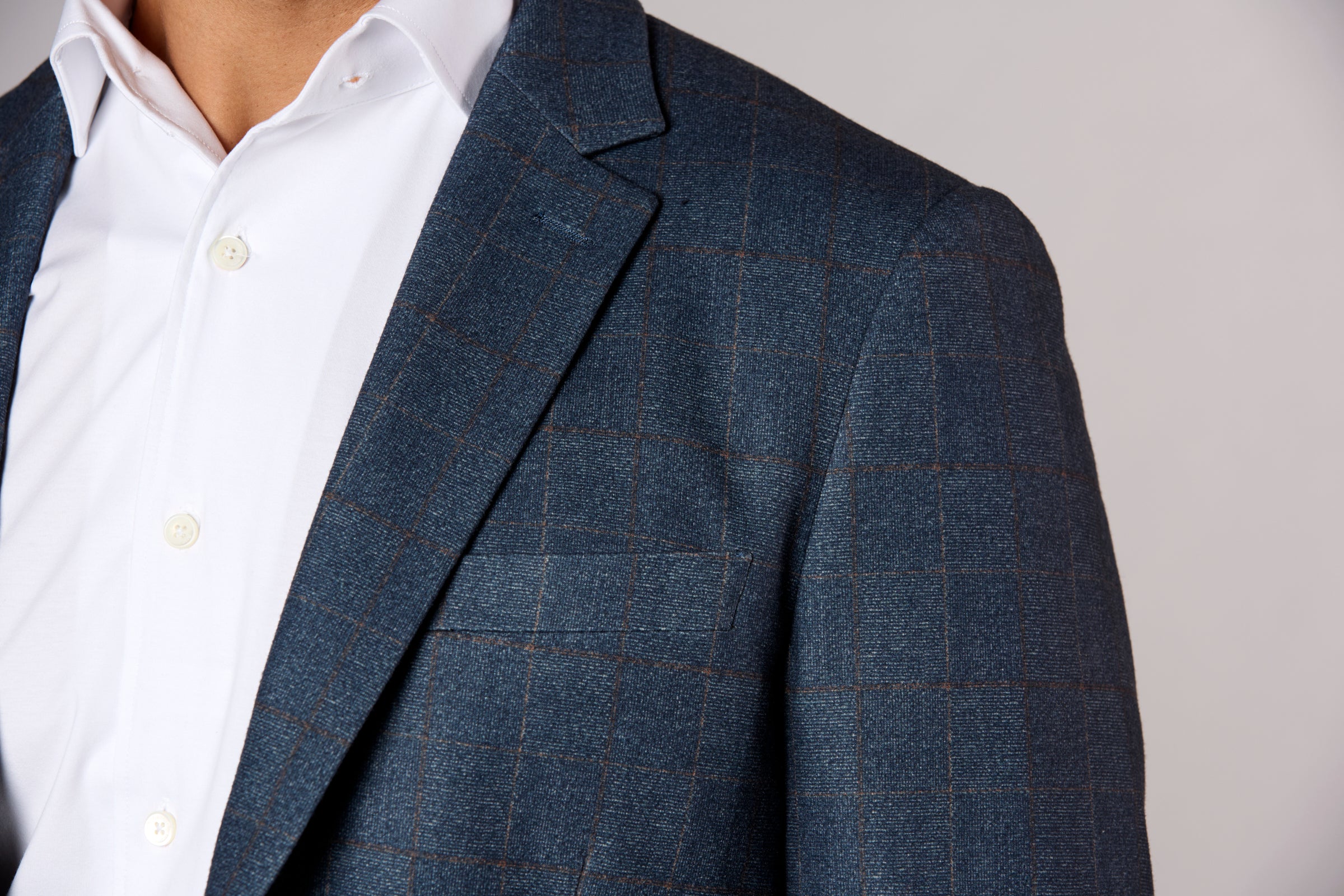 Balia Plaid Jacket Blue