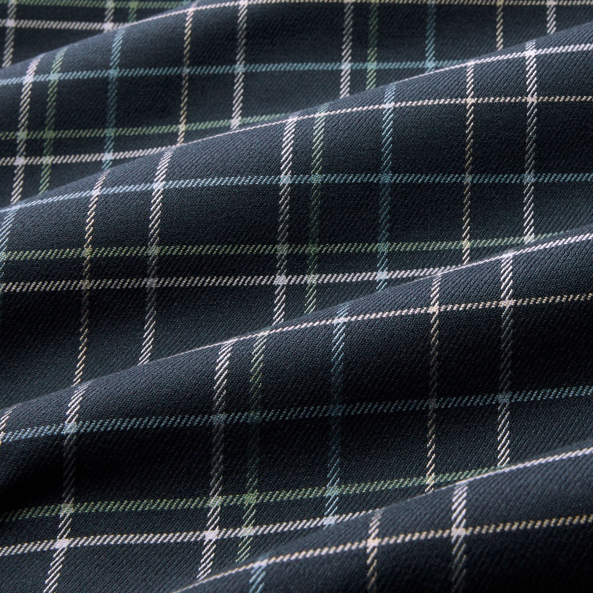 City Flannel Twill, Navy Andrew Plaid