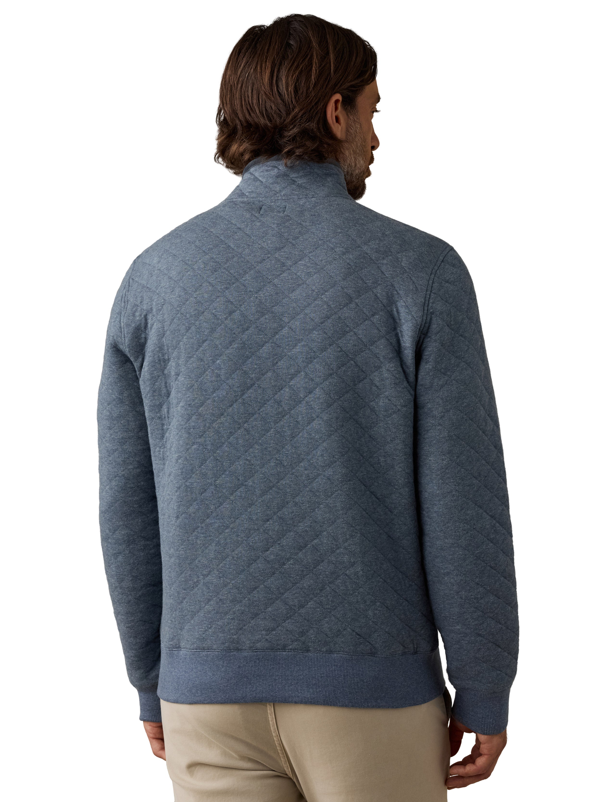 Epic Quilted Fleece Pullover Crystal Creek Heather