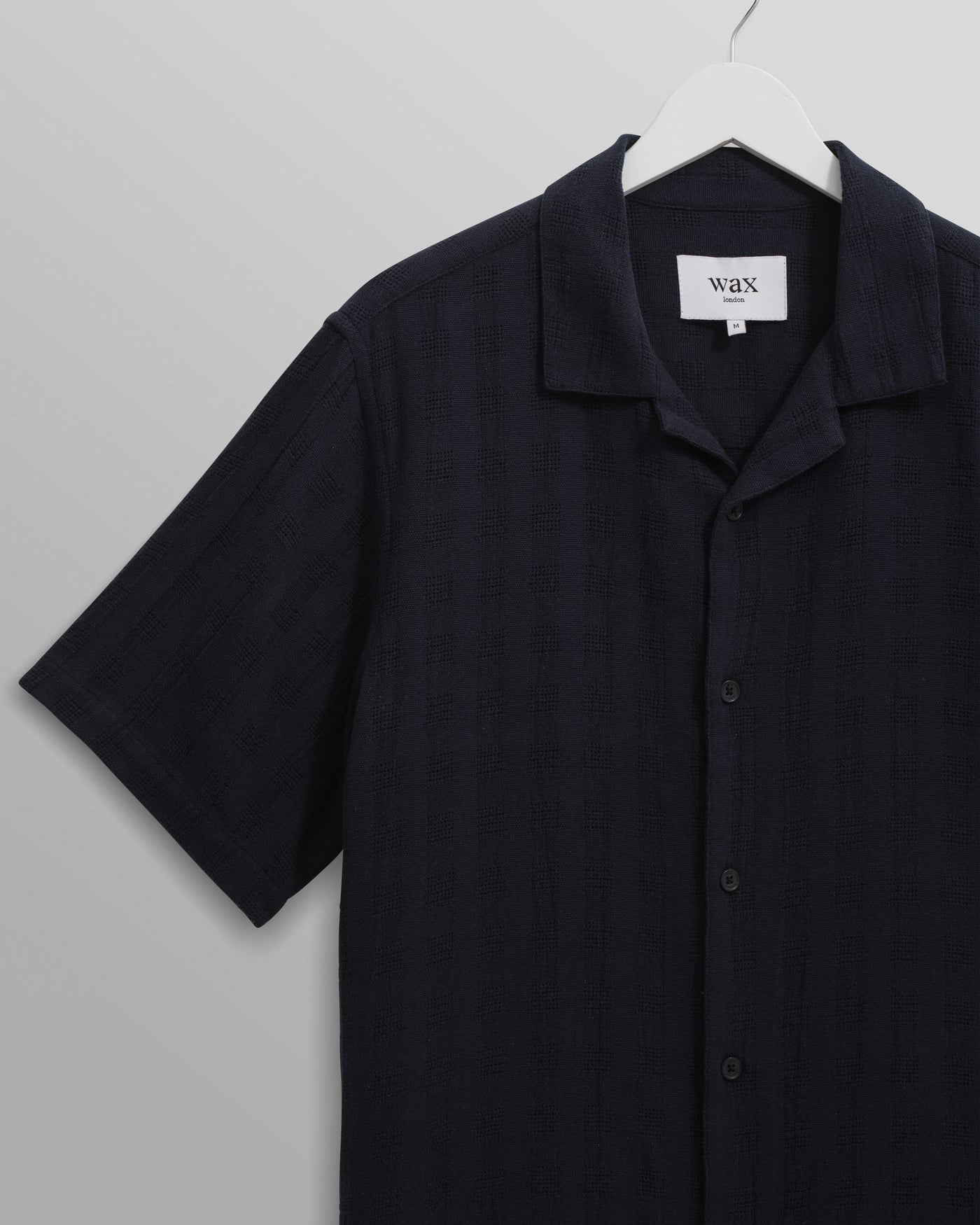 Didcot Open Weave Shirt Navy