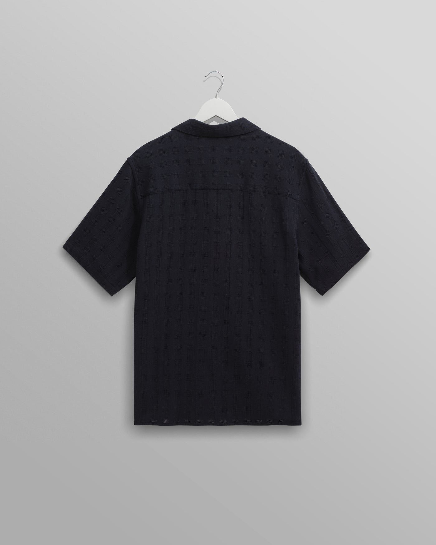 Didcot Open Weave Shirt Navy