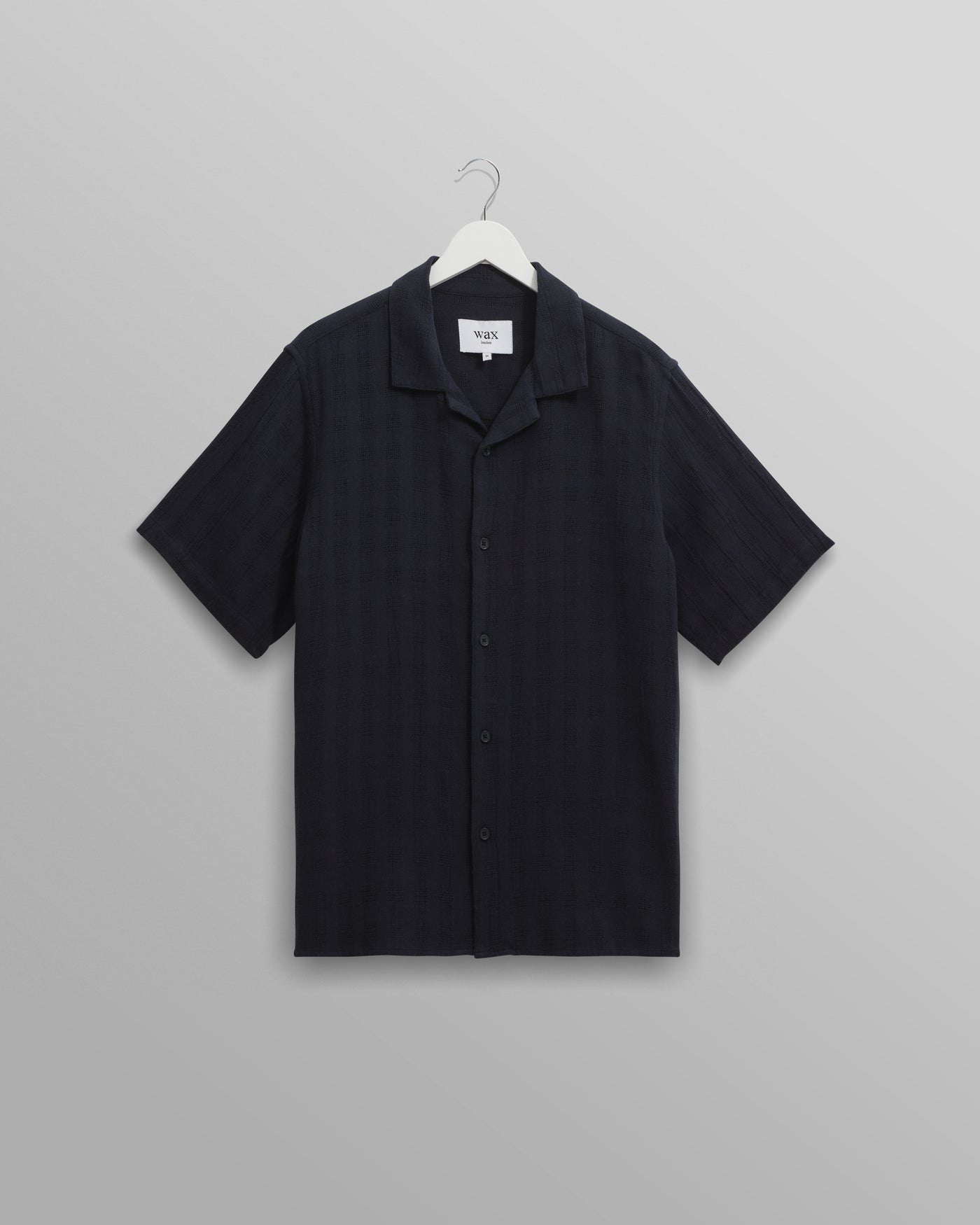 Didcot Open Weave Shirt Navy