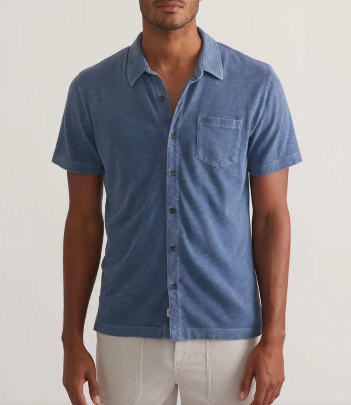 Vintage Heavy Slub Button Down Mood Indigo
