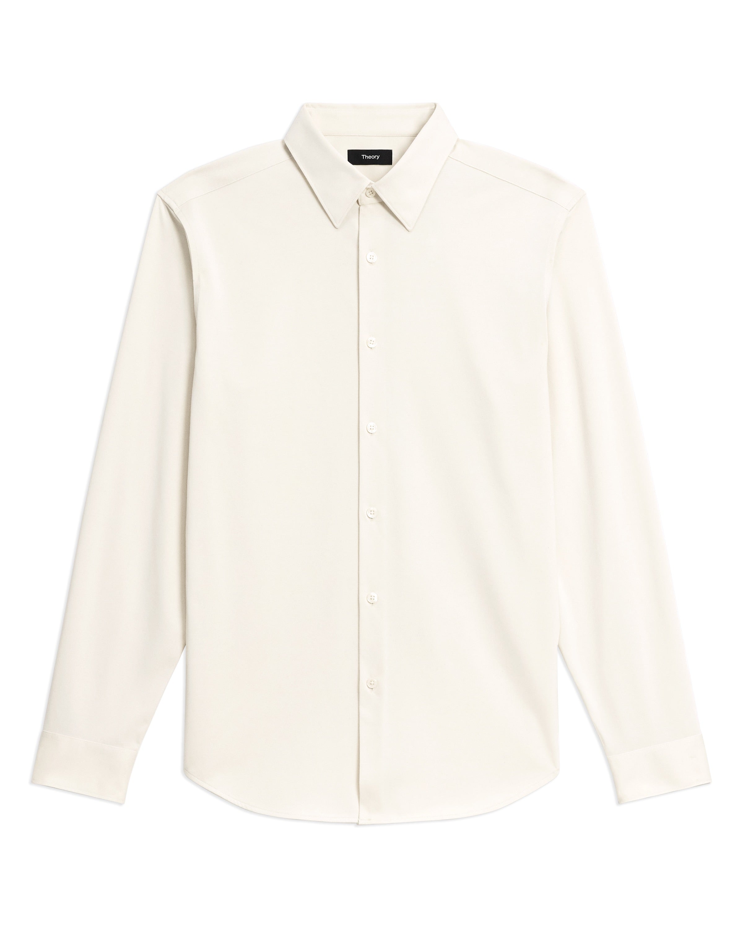 Sylvain Shirt in Structure Knit Oat Milk