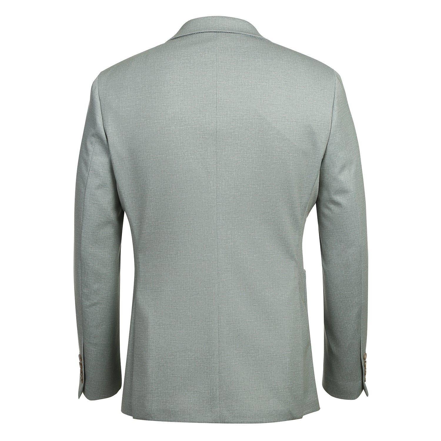 Heathered Stretch Knit Blazer Green