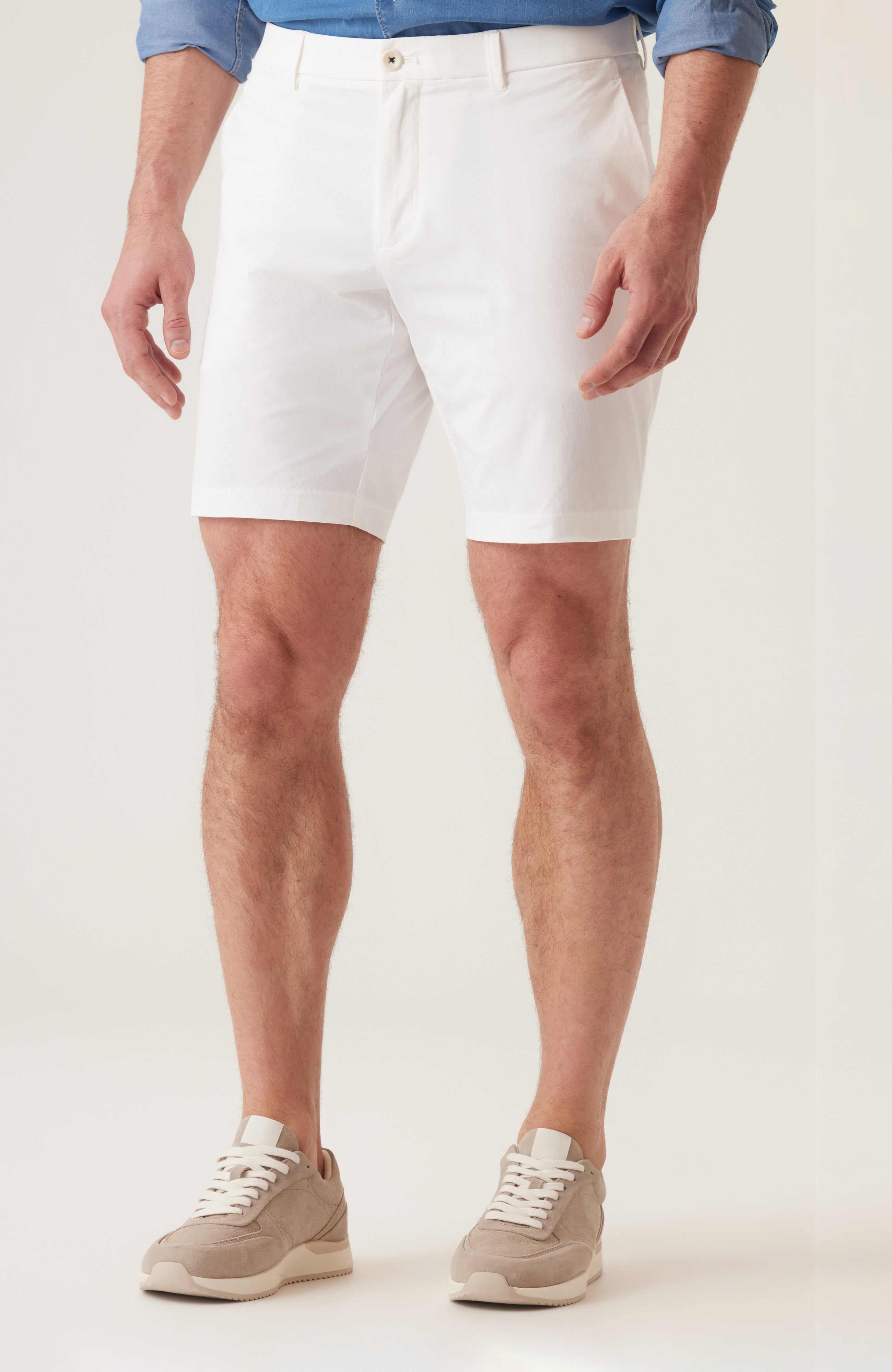 Galaxy Bermuda Stretch Twill Short White