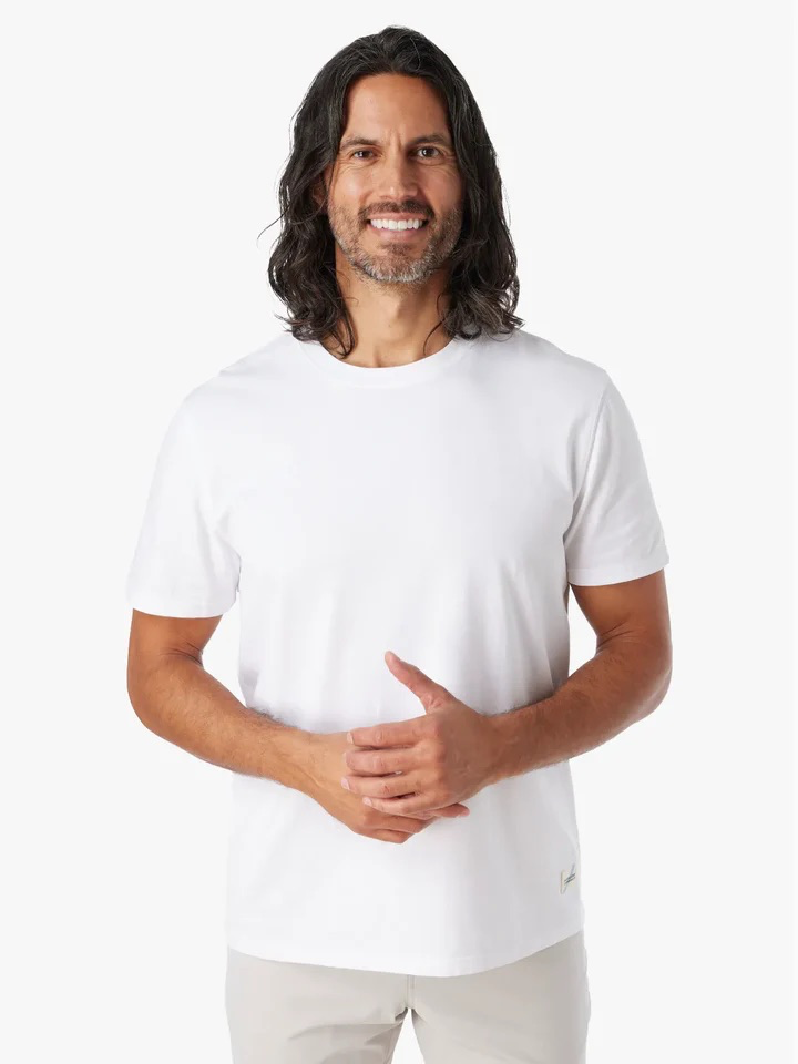 The Saltaire Tee White
