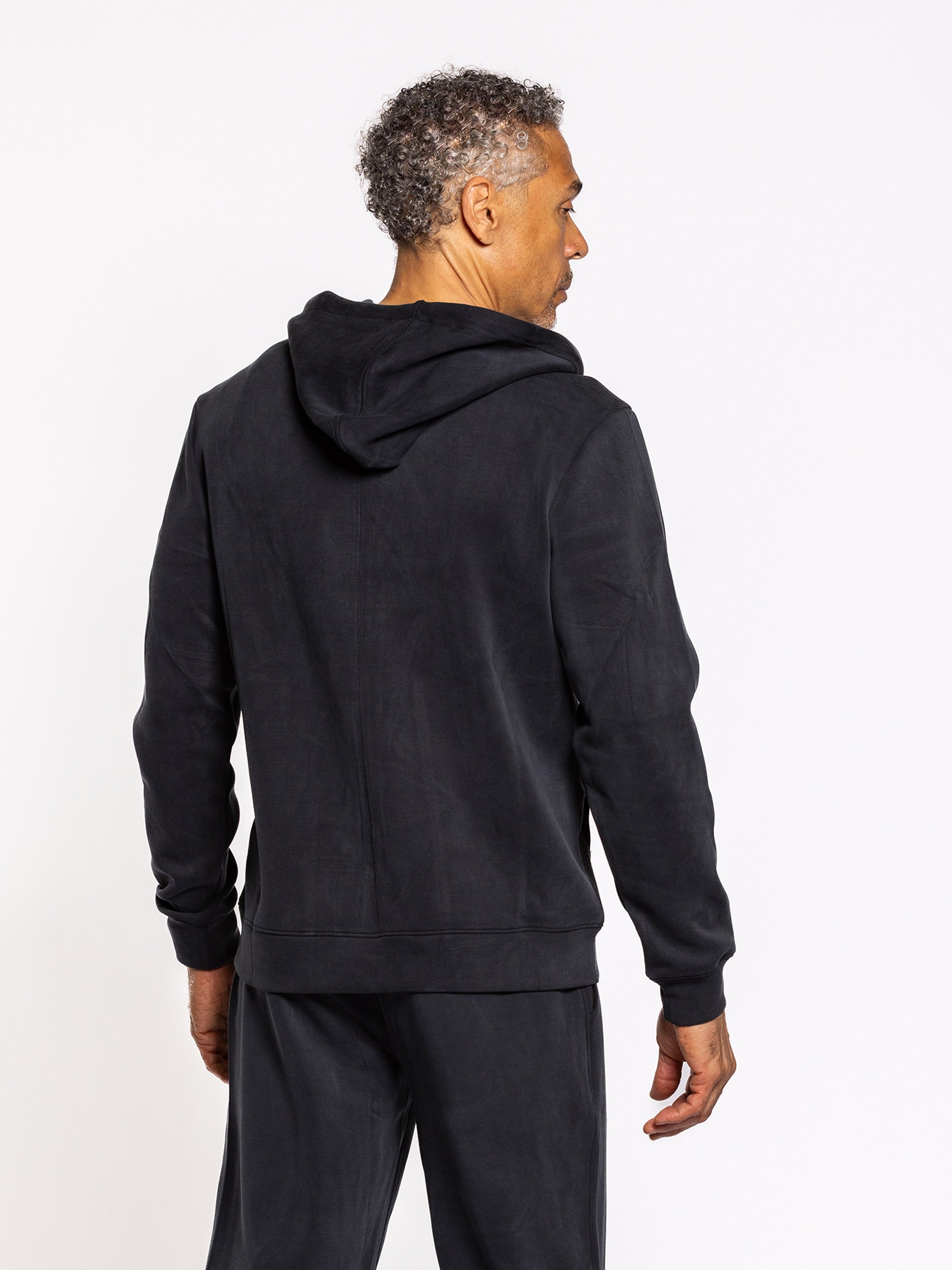 Livin It Full Zip Jet Black