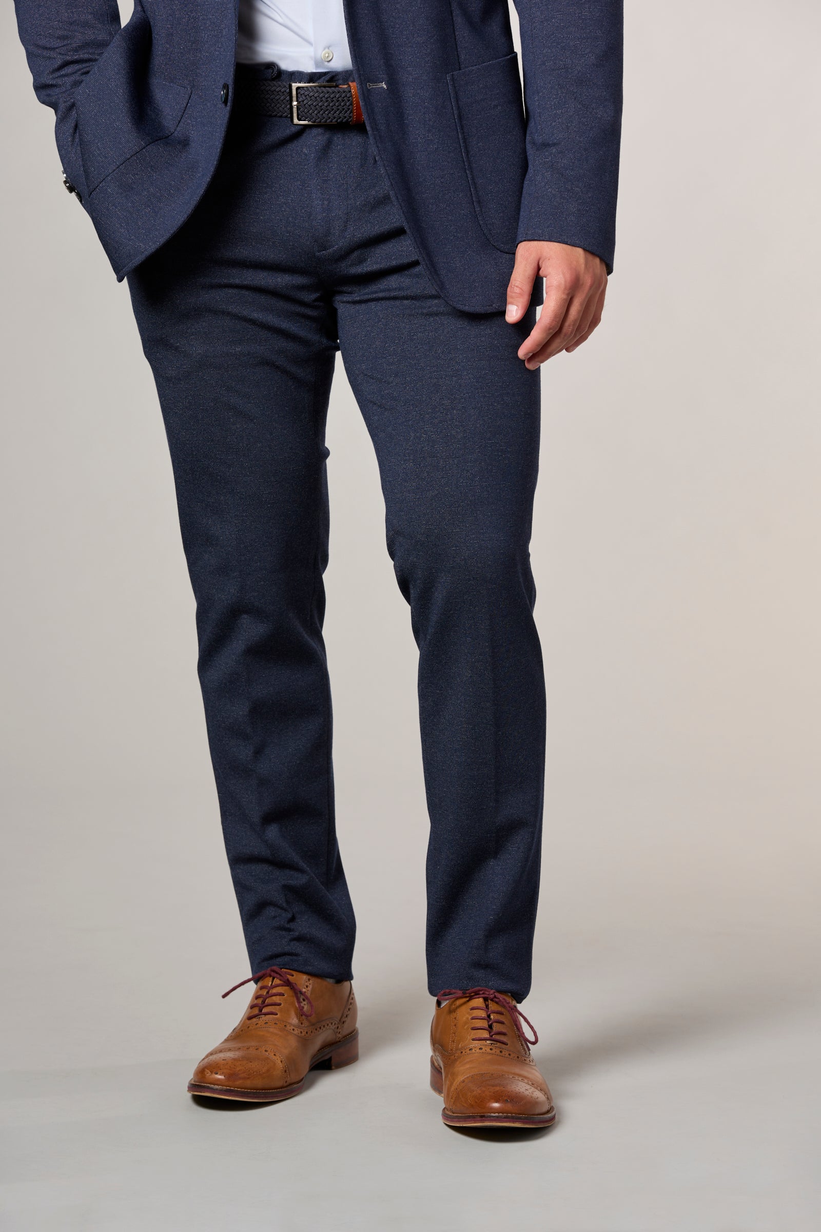 Melange Drawstring Chino