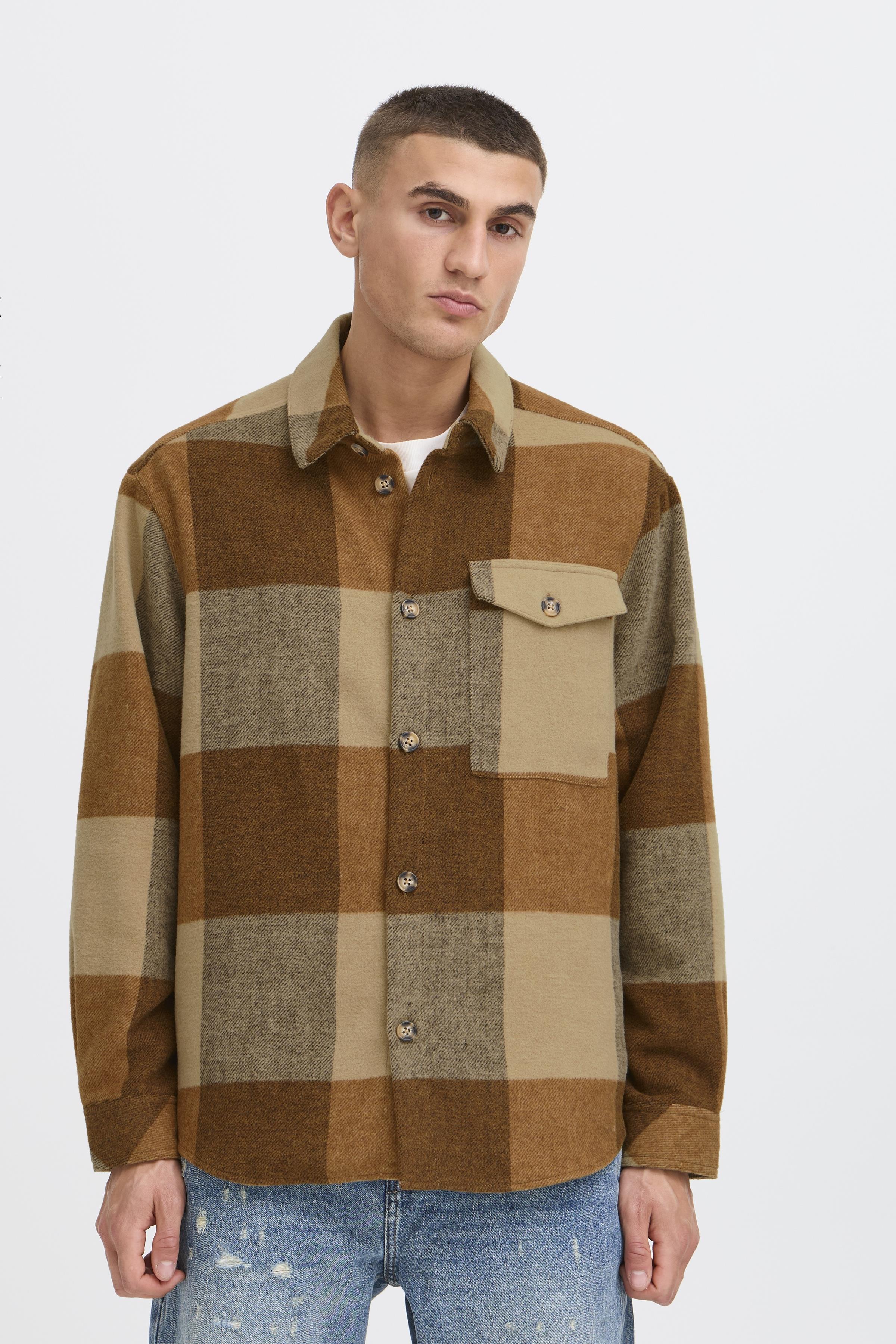 Manheim Buffalo Check Overshirt Cathay Spice