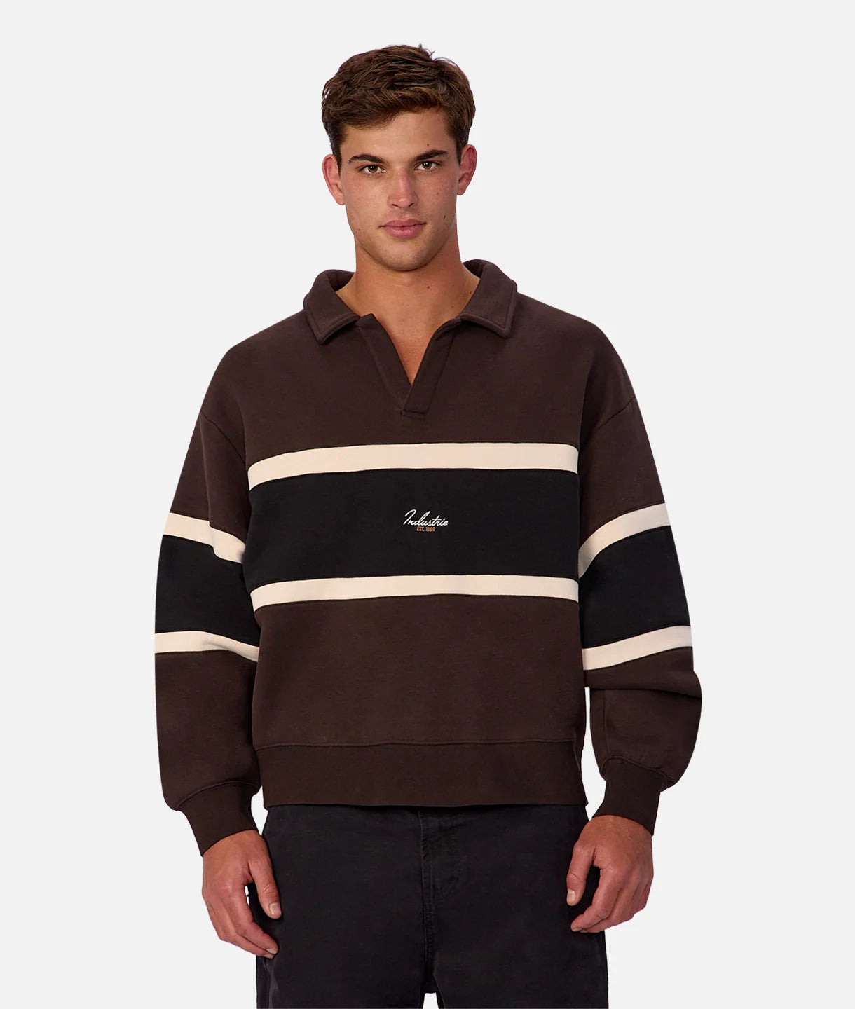 The Eastbourne Track Top Brown Combo