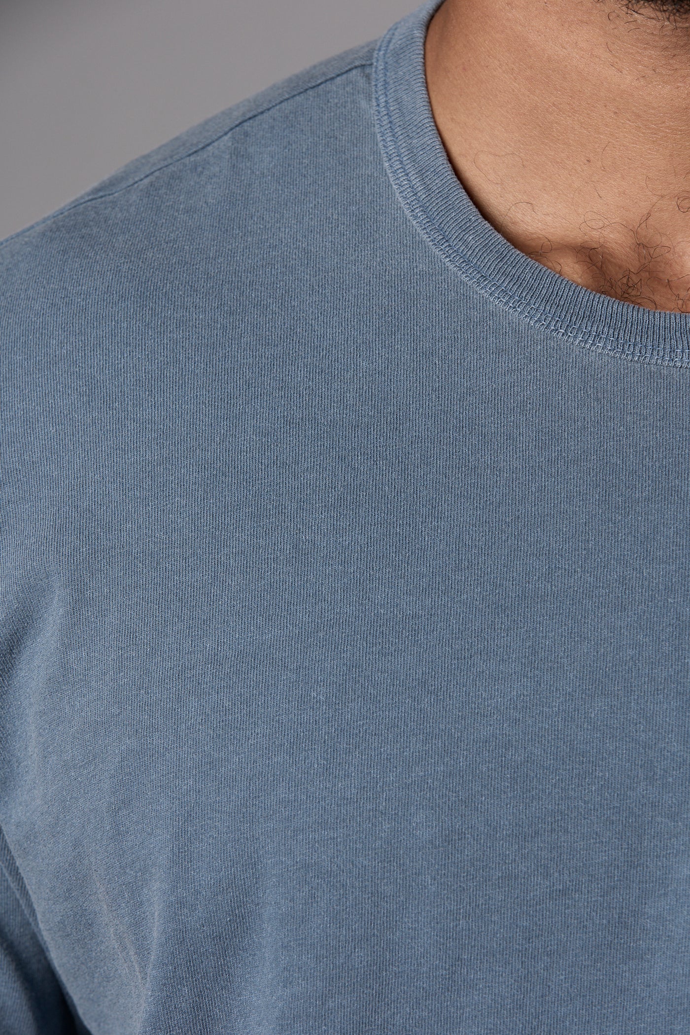Logan Relaxed Fit Garment Dyed Tee Washed Indigo