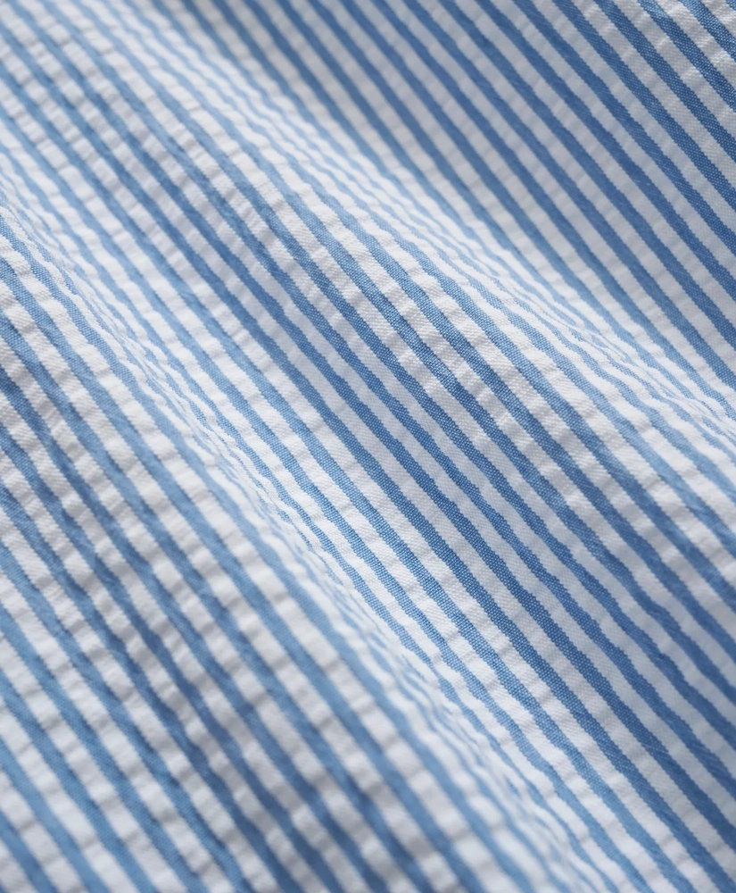 SPT Seersucker Stripe Regular Blue Stripe