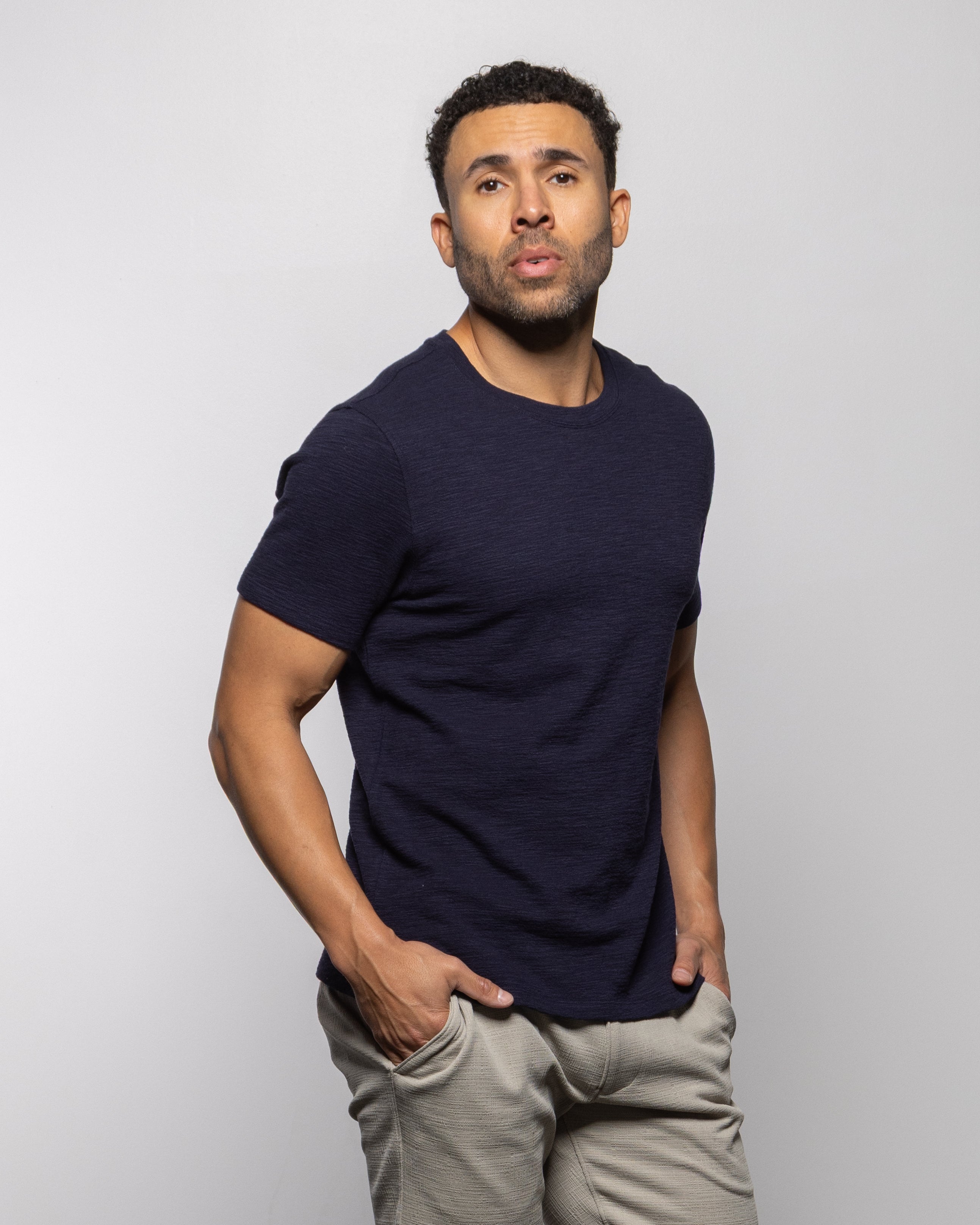 Napa Short Sleeve Tee Indigo Night