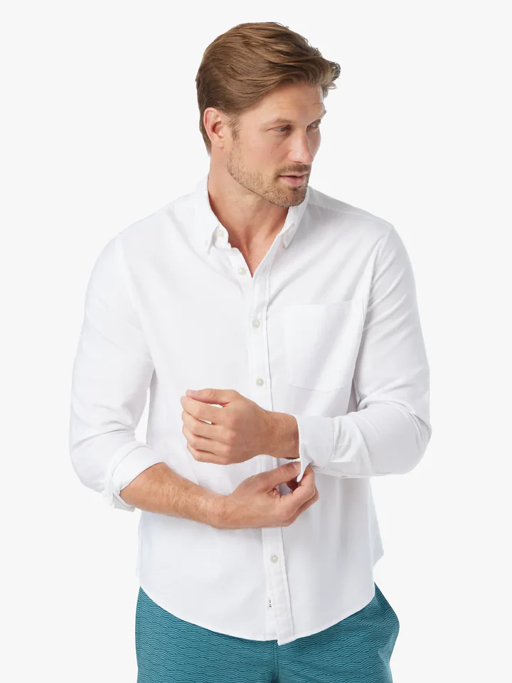 The Salty Oxford Shirt White