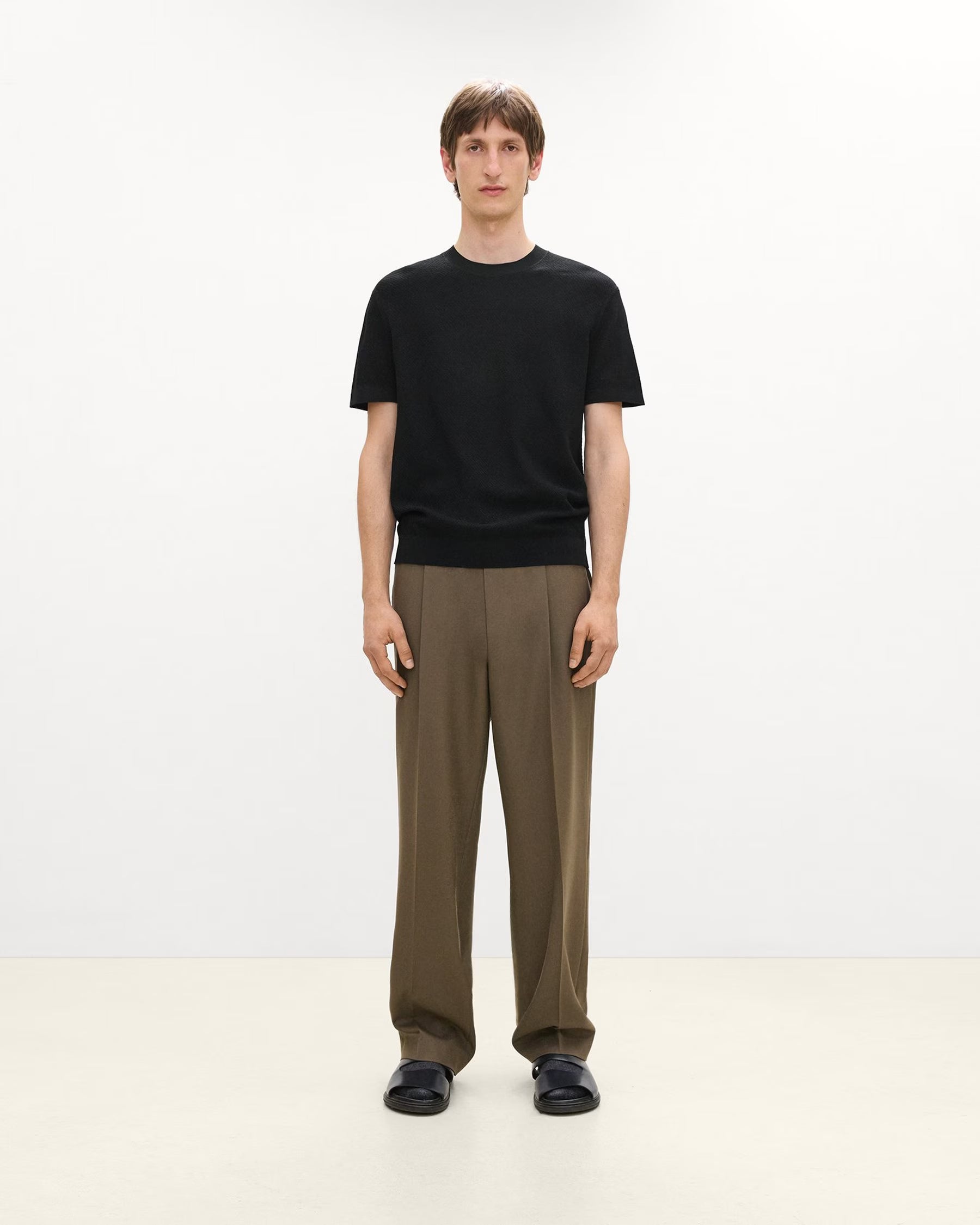 Soris Tee in Light Bilen Black