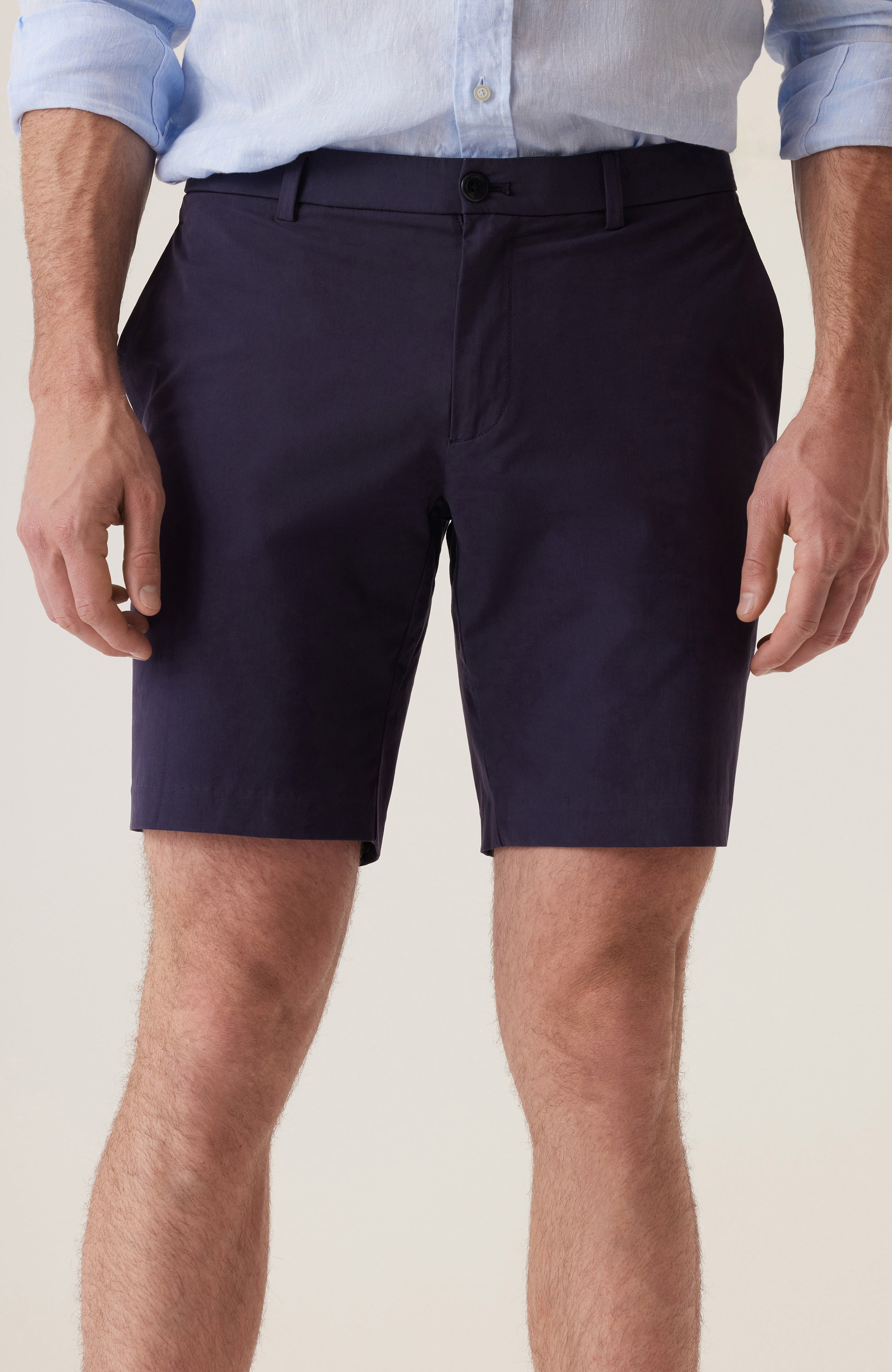 Galaxy Bermuda Stretch Twill Short Black Navy