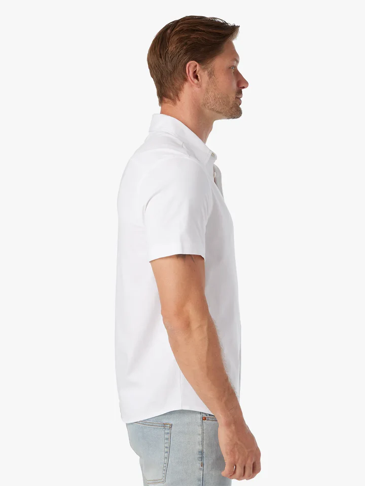 The Saltaire Short Sleeve Shirt White