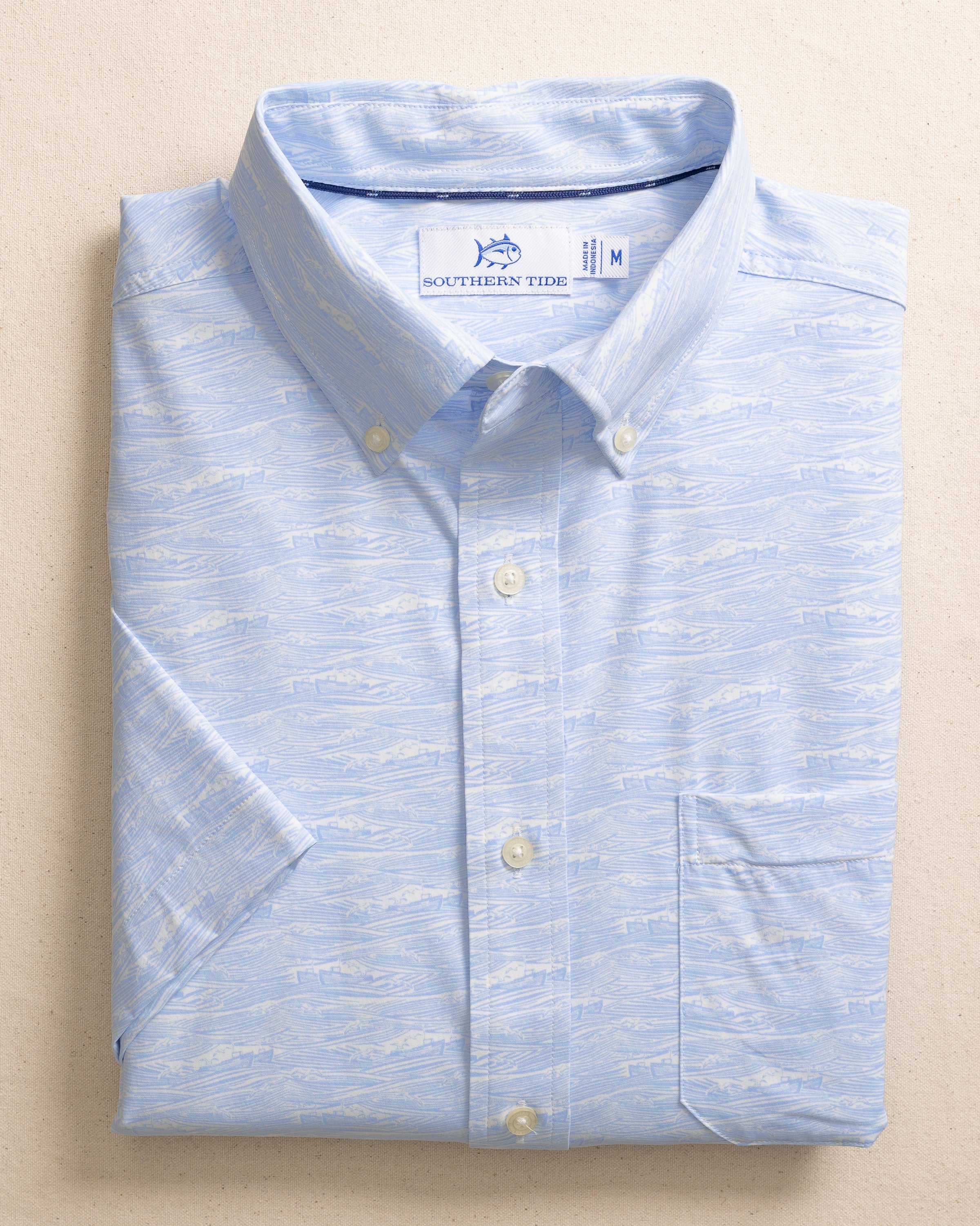 Get in Shipshape Sportshirt Cerulean