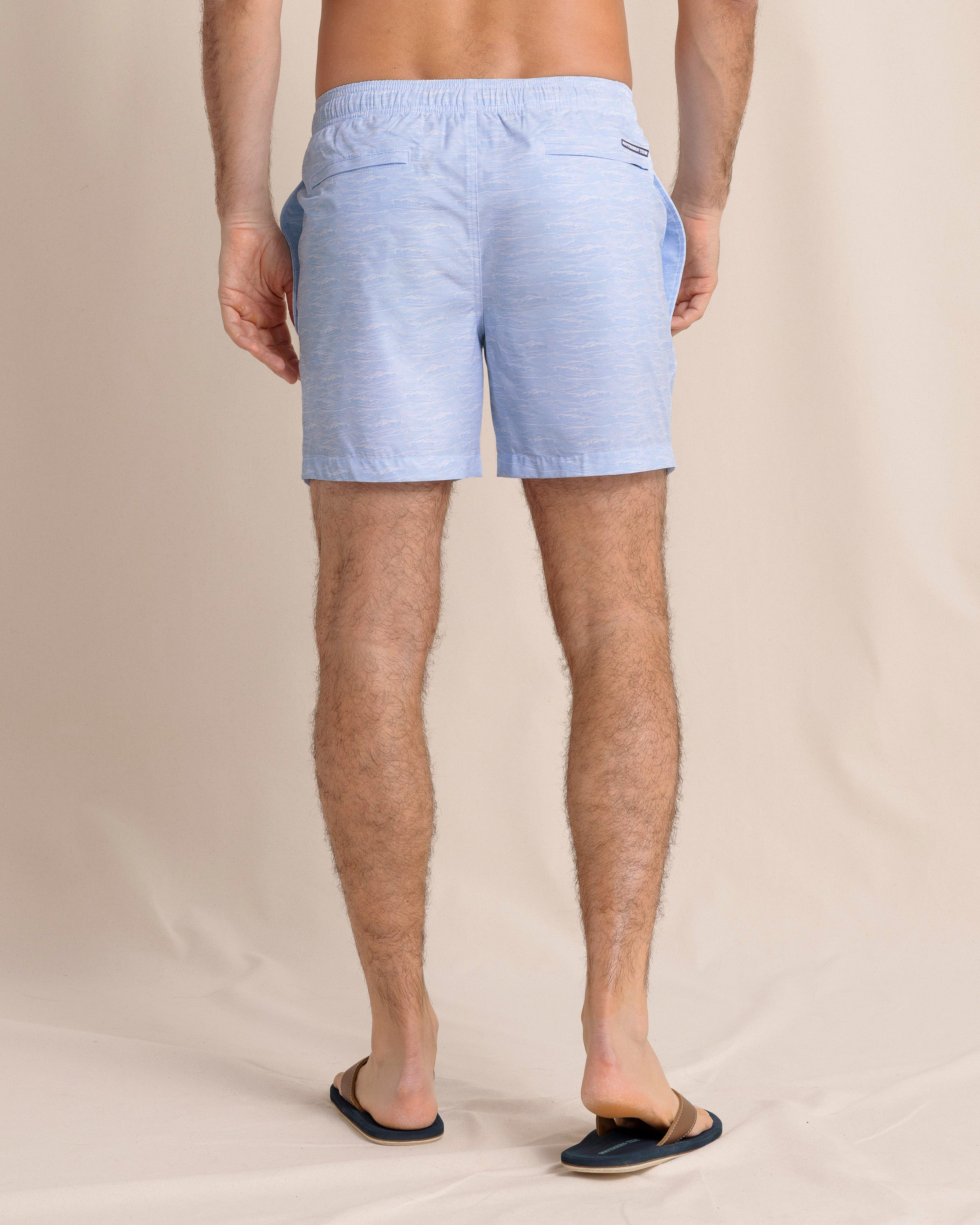 Get in Shipshape Swim Trunk Cerulean