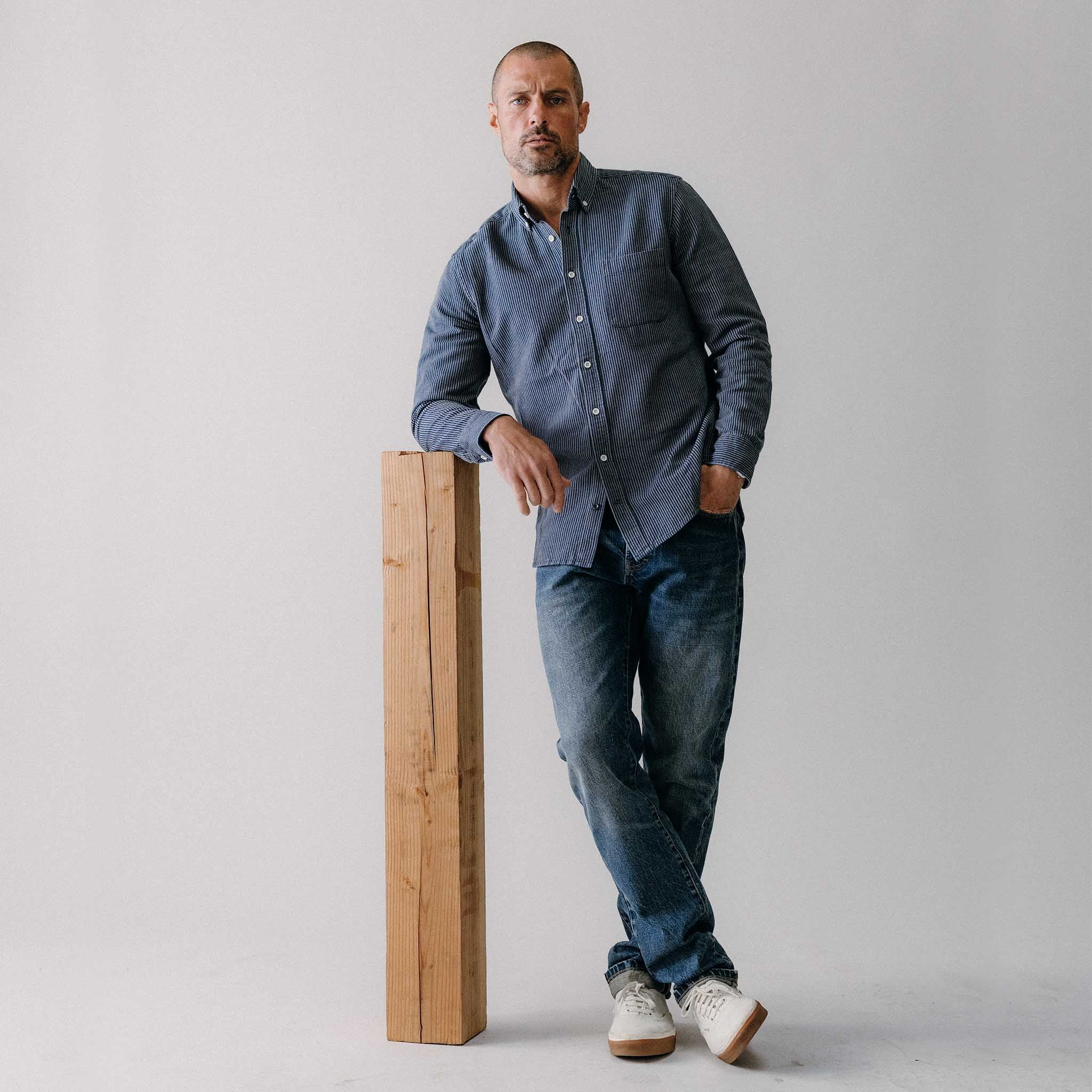 The Jack Shirt Roped Indigo