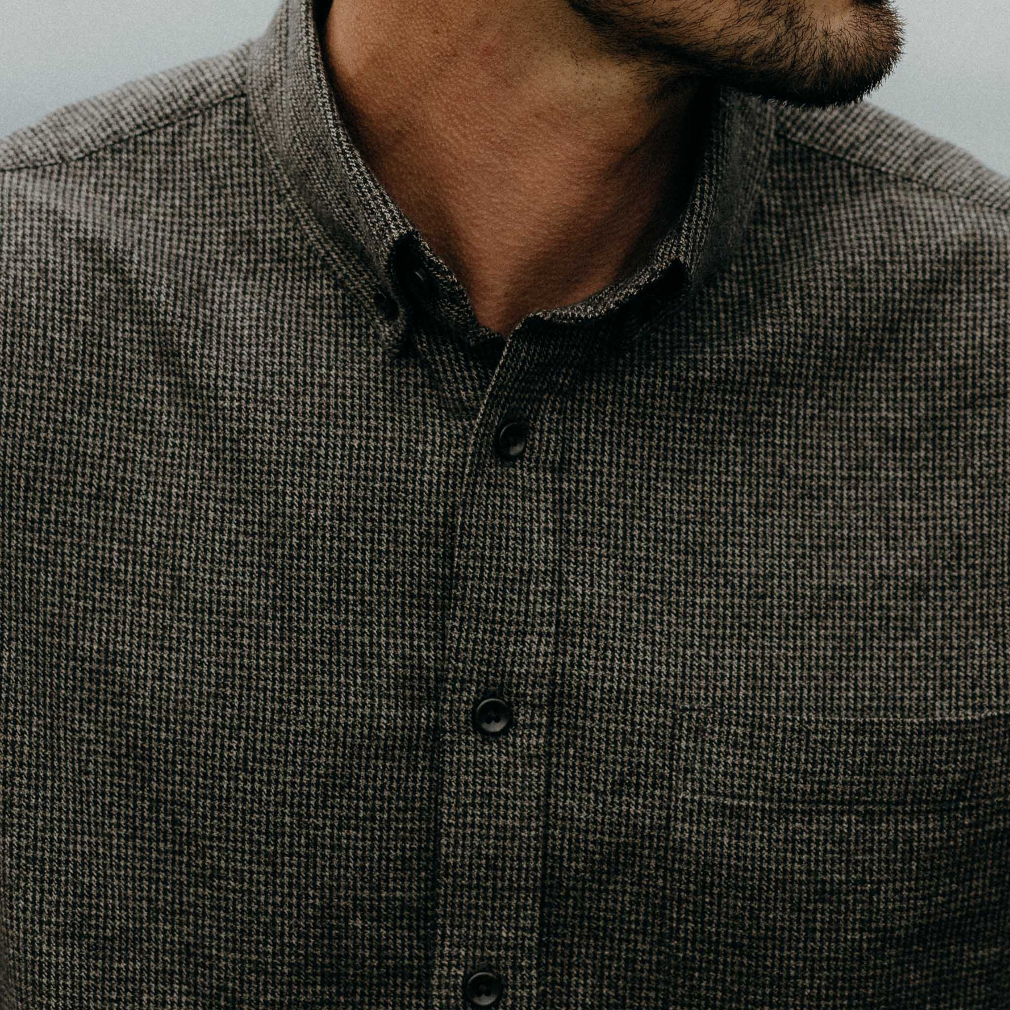The Jack Shirt, Dark Forest Houndstooth