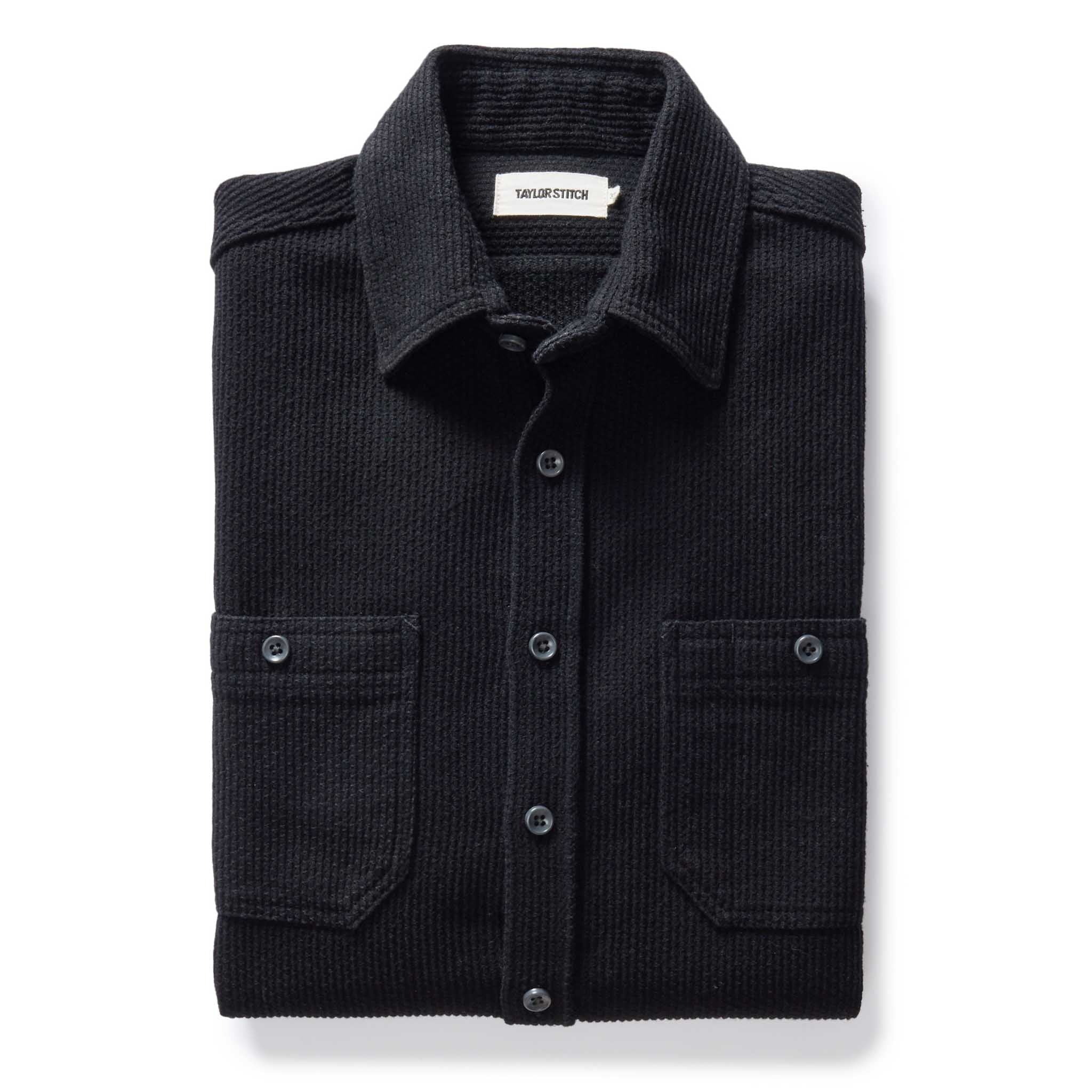 Coal Button Top