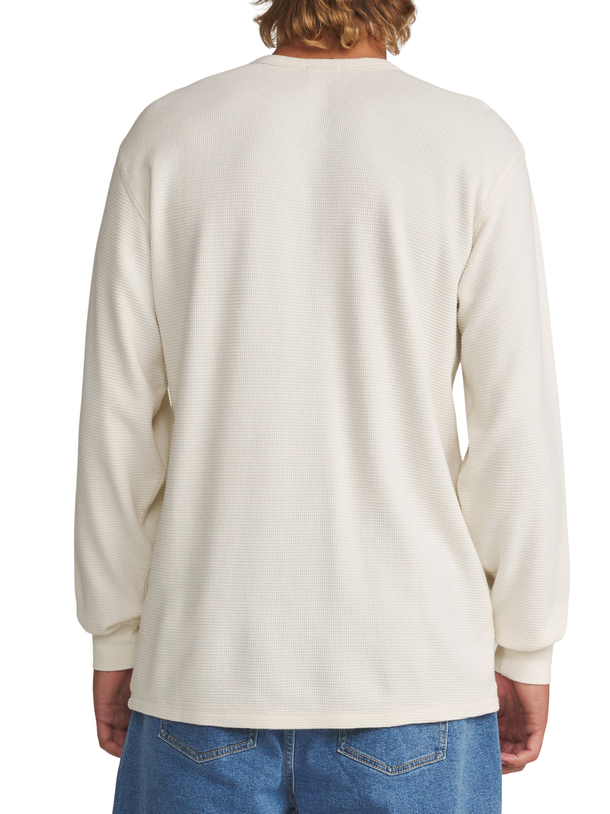 Mesa Thermal Henley Vintage White
