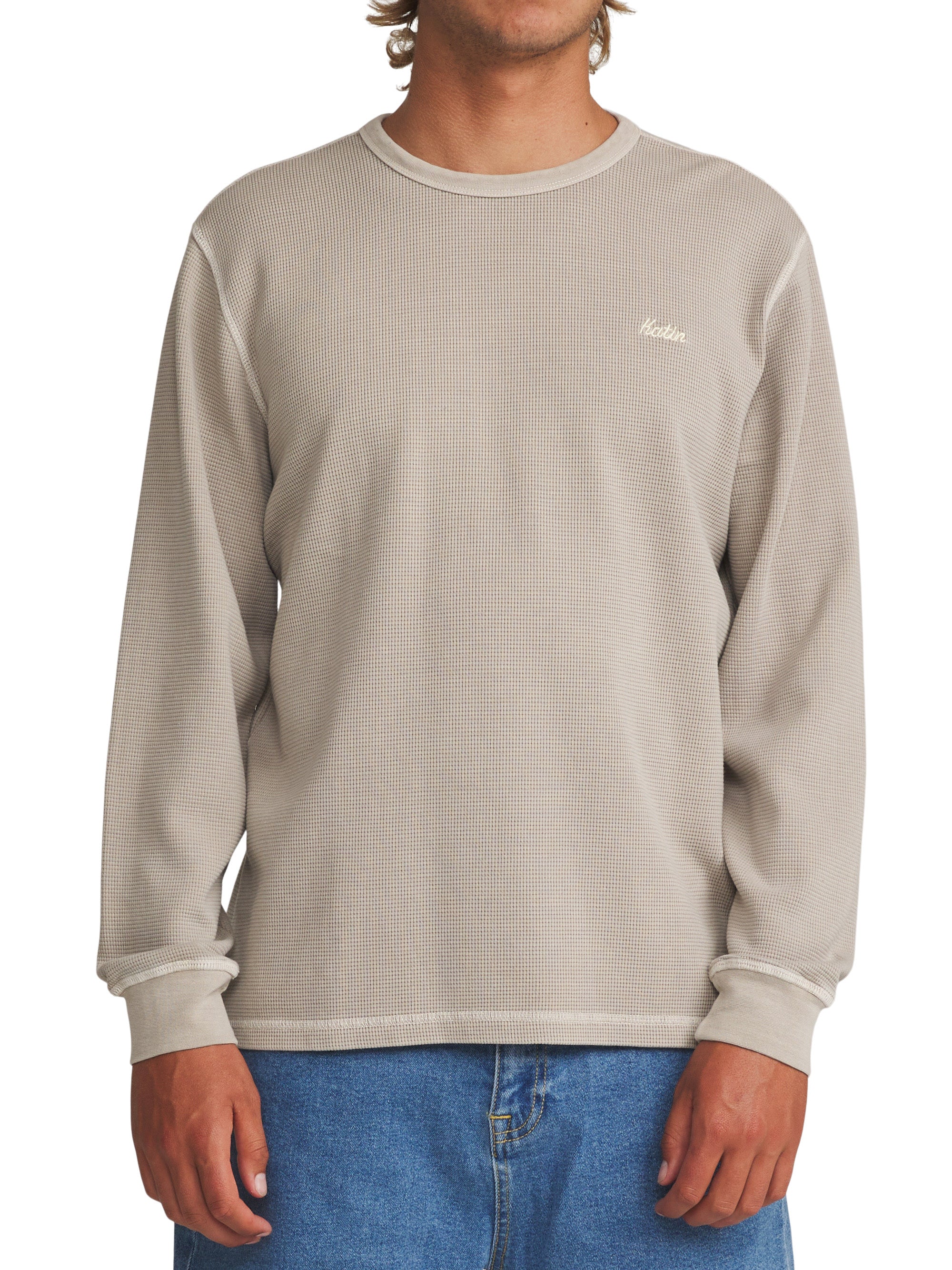 Therman Thermal Tee Birch Vintage Wash